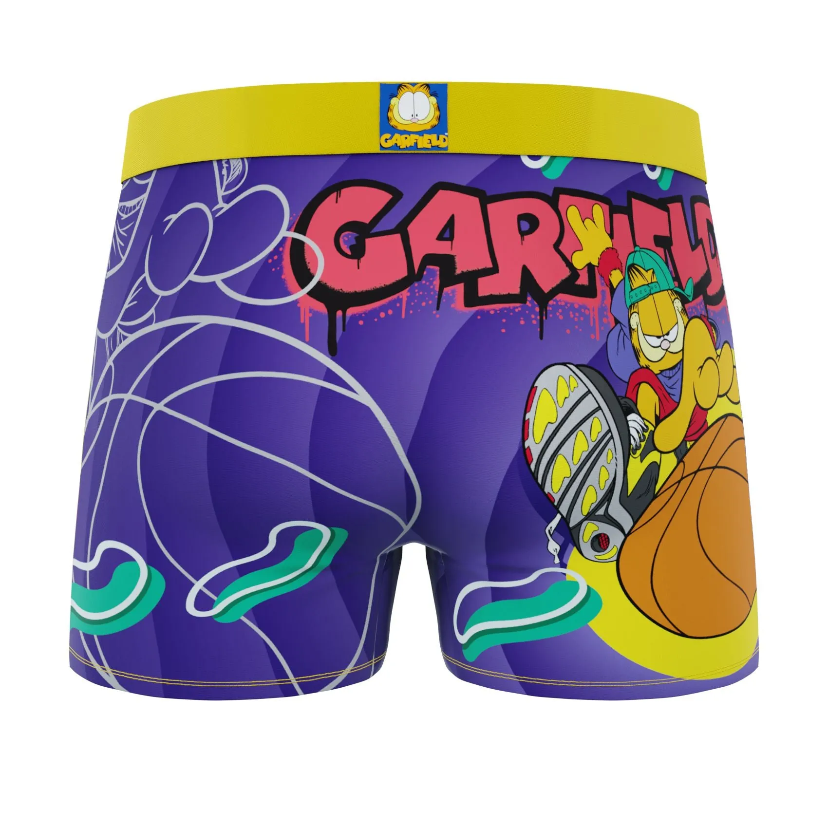 CRAZYBOXER Garfield Money Rain Men's Boxer Briefs (2 Pack)