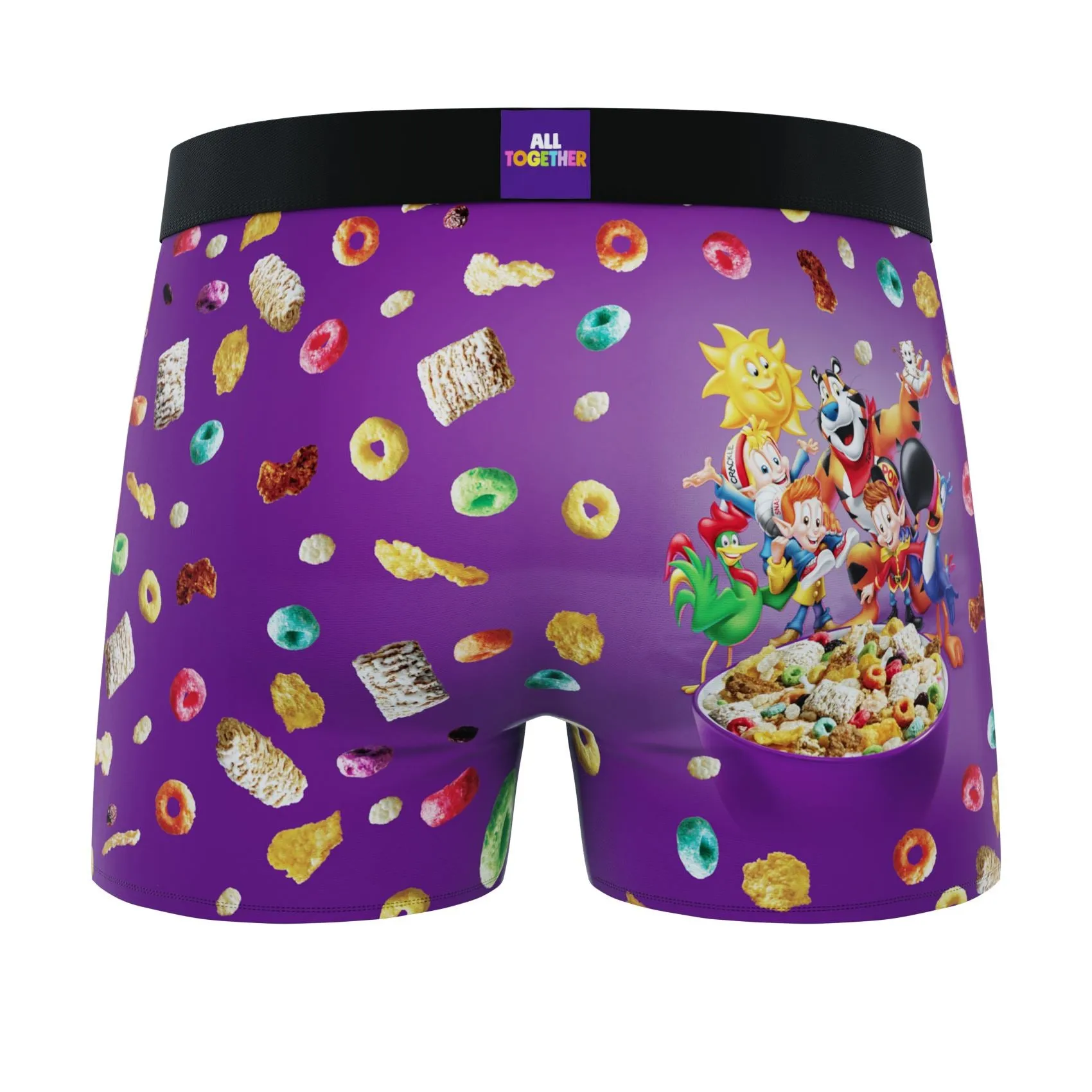 CRAZYBOXER Kellogg's Cereal Boxes Men's Boxer Briefs (3 pack)