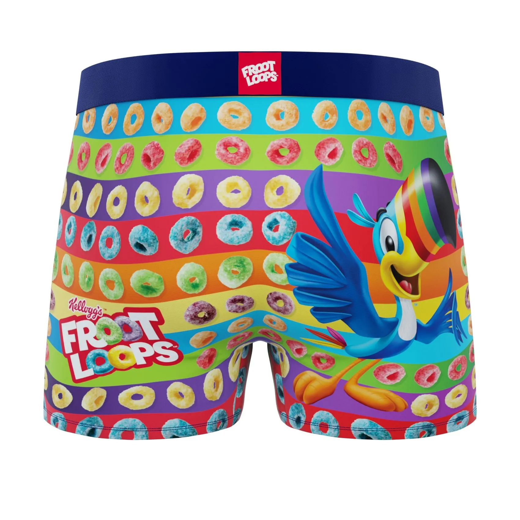 CRAZYBOXER Kellogg's Colorful Toucan Sam & Cereals Men's Boxer Briefs
