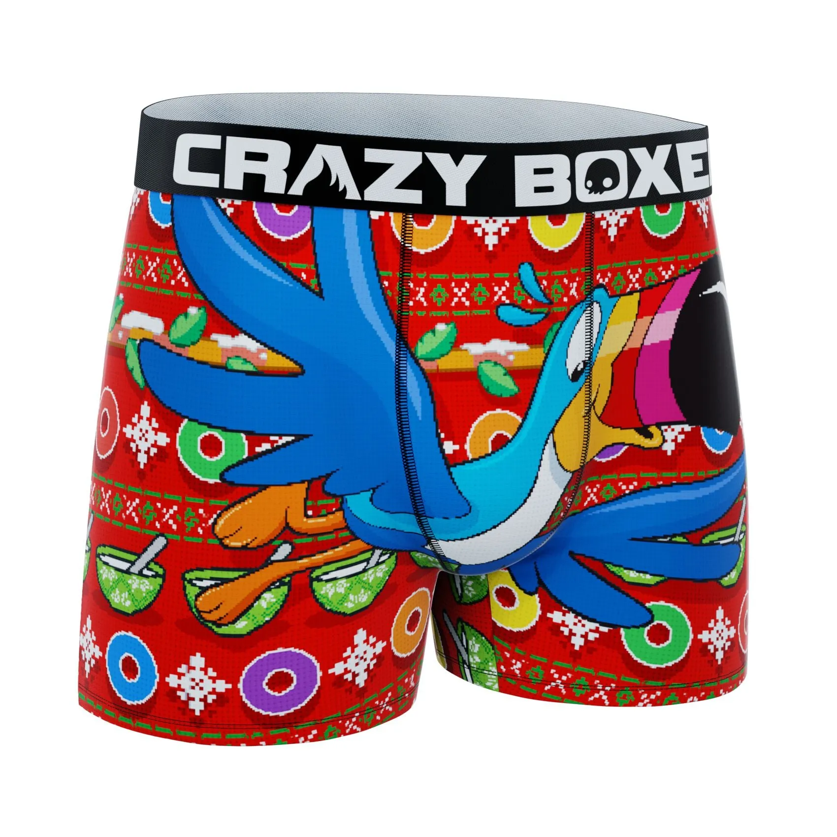 CRAZYBOXER Kellogg's Froot Loops Men's Boxer Briefs