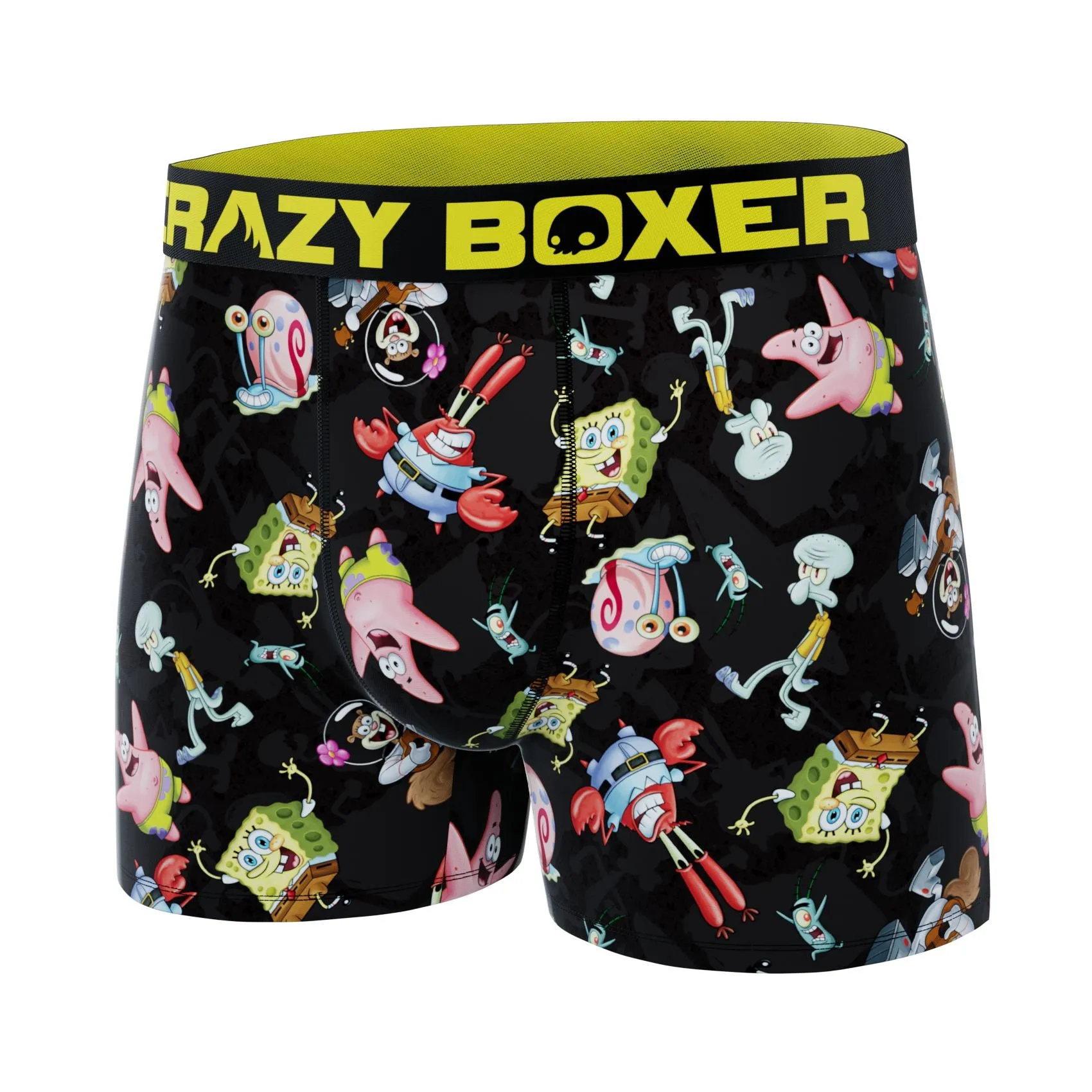 CRAZYBOXER Men's Spongebob All Stars Men's Boxer Briefs