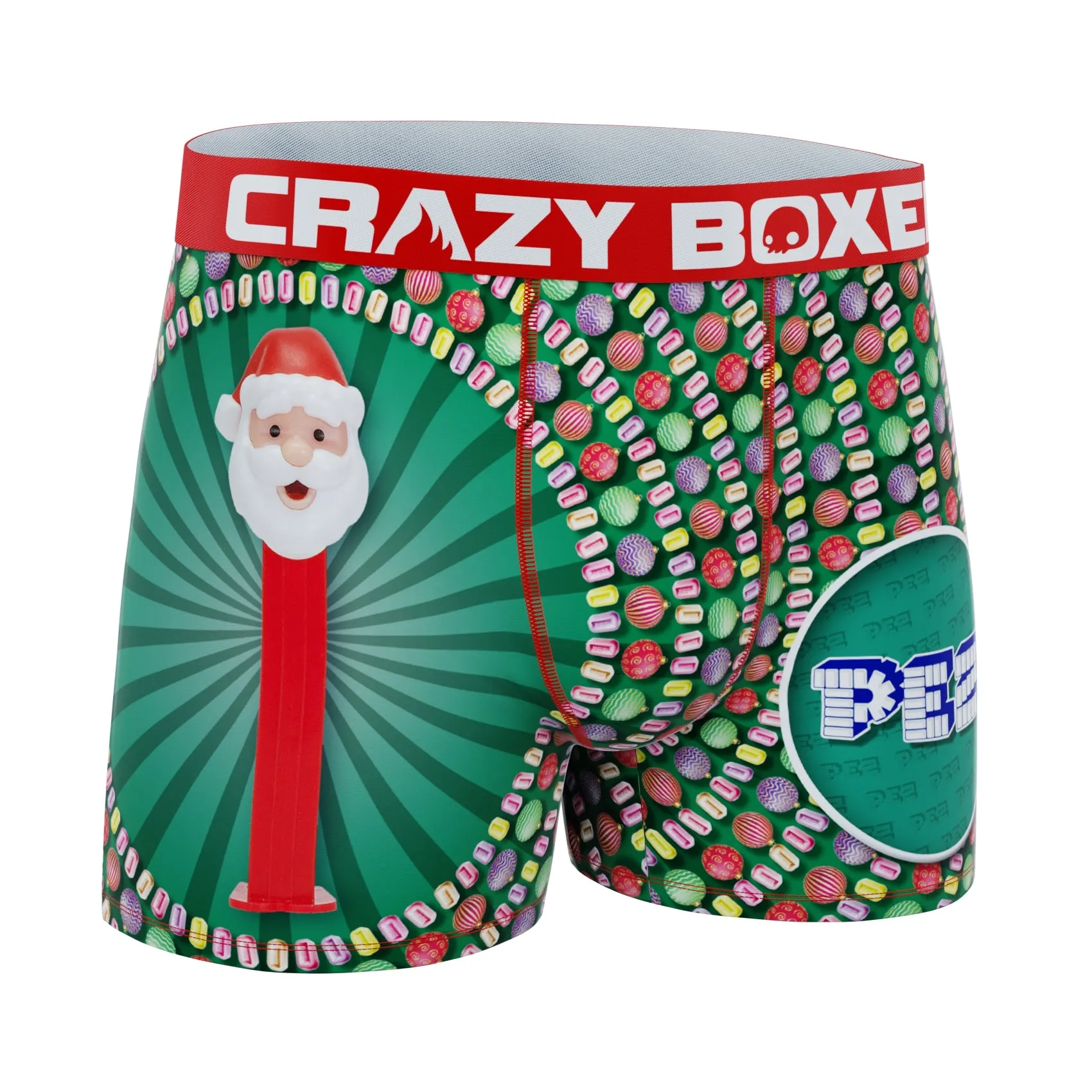 CRAZYBOXER PEZ Santa Men's Boxer Briefs (Creative Packaging)