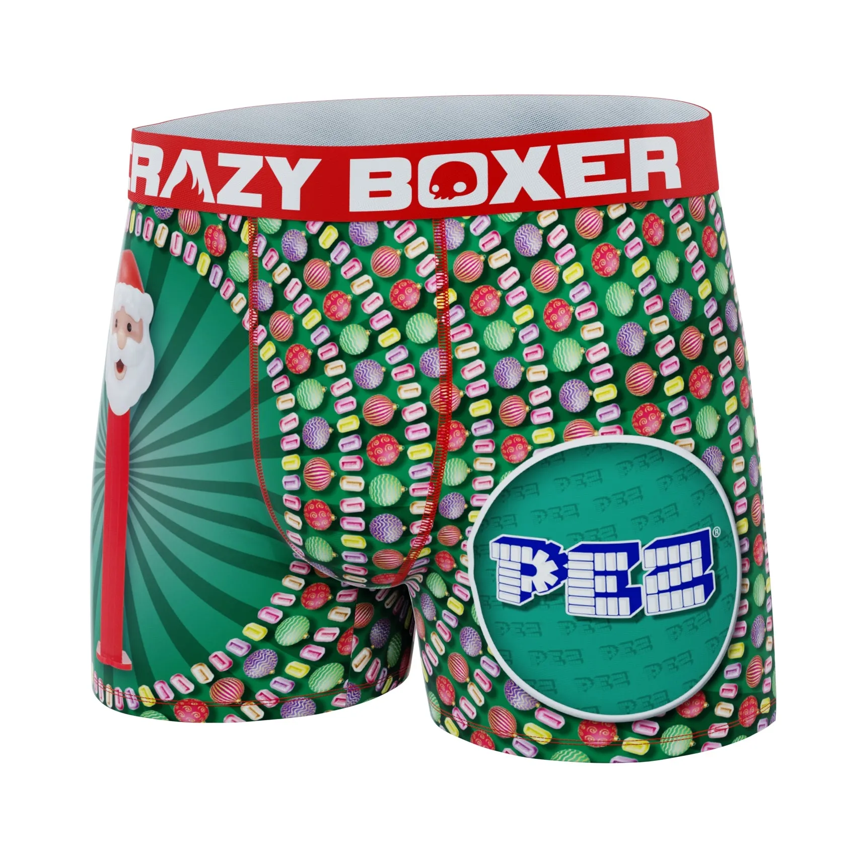 CRAZYBOXER PEZ Santa Men's Boxer Briefs (Creative Packaging)