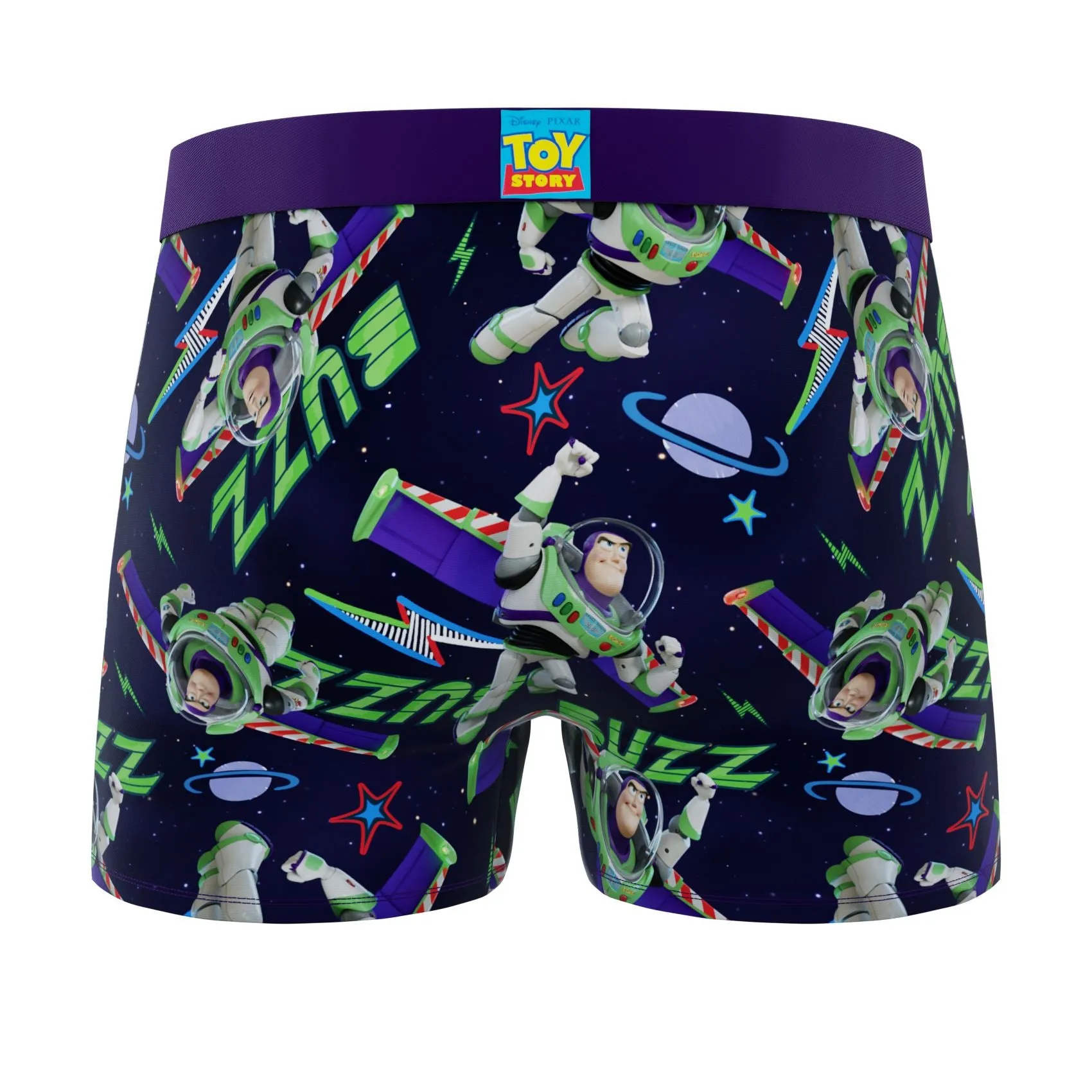 CRAZYBOXER Pixar Toy Story Buzz Men's Boxer Briefs (Creative Packaging)