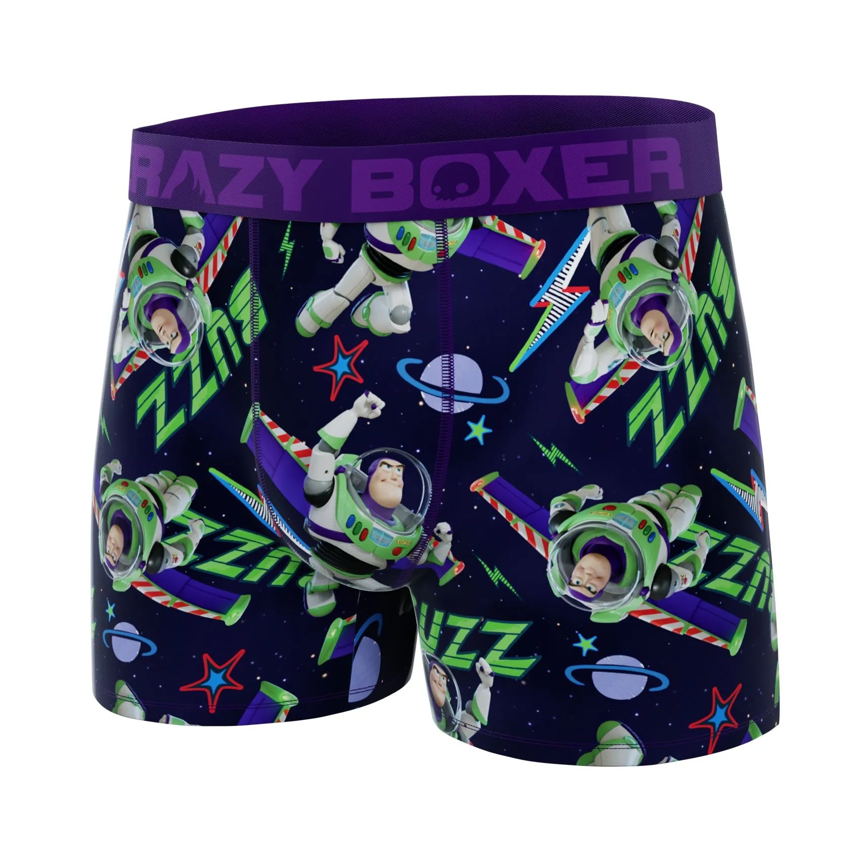 CRAZYBOXER Pixar Toy Story Buzz Men's Boxer Briefs (Creative Packaging)