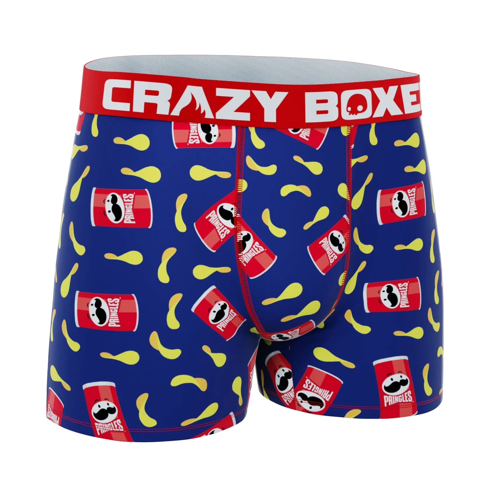 CRAZYBOXER Pringles Chips and Can All over Men's Boxer Briefs