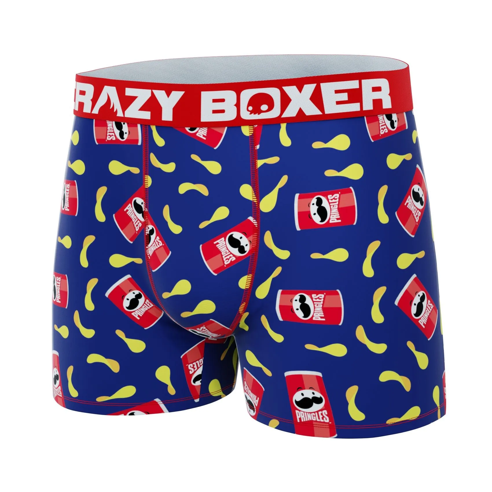 CRAZYBOXER Pringles Chips and Can All over Men's Boxer Briefs