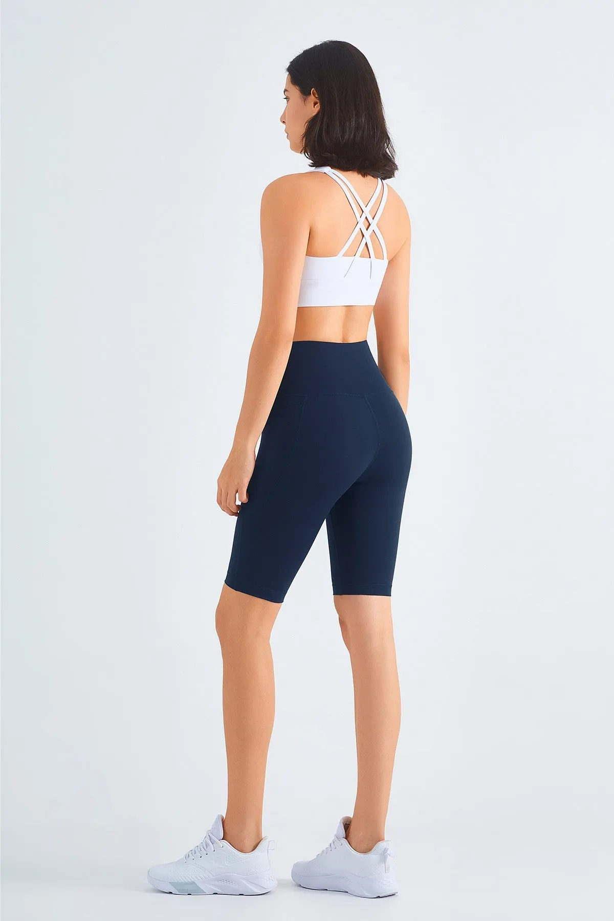 Crisscross Straps Sports Cami Bra