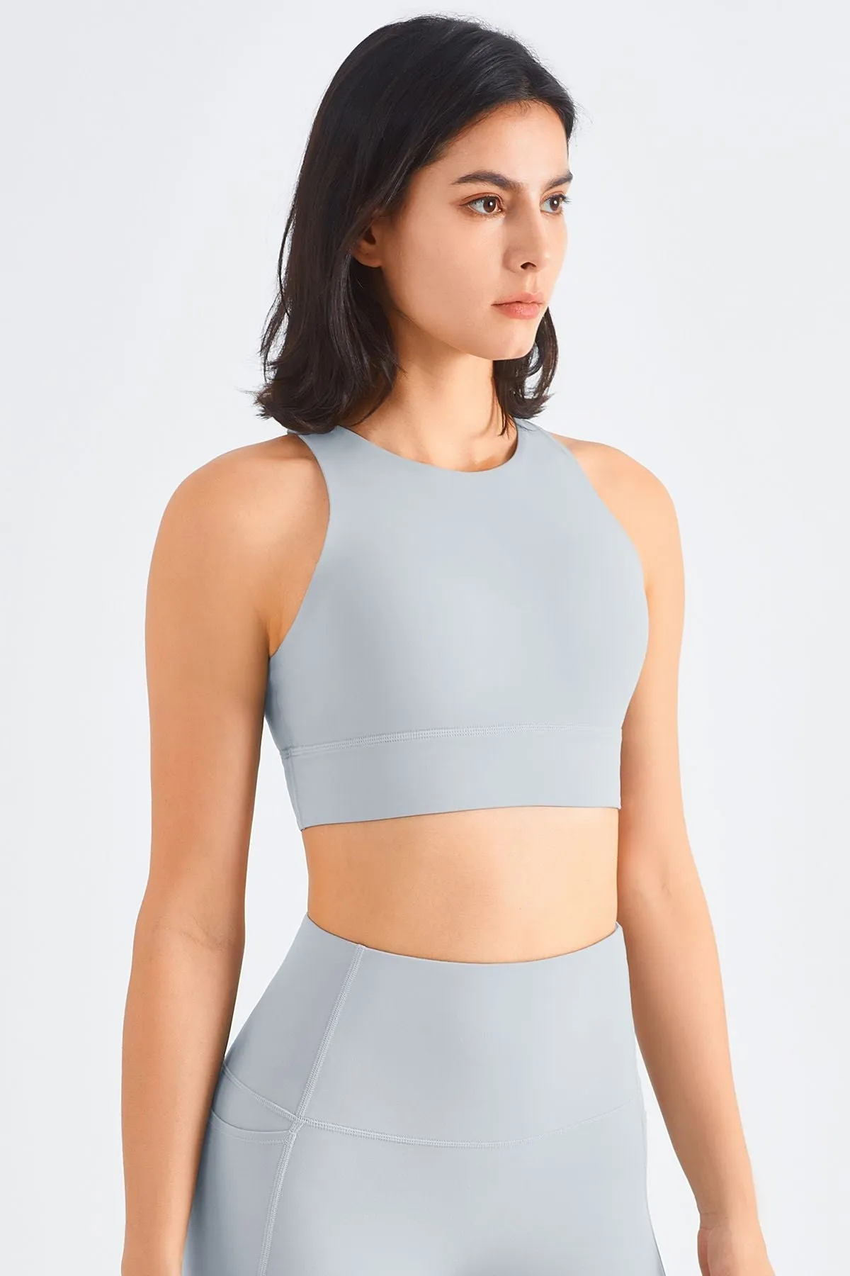 Crisscross Straps Sports Cami Bra