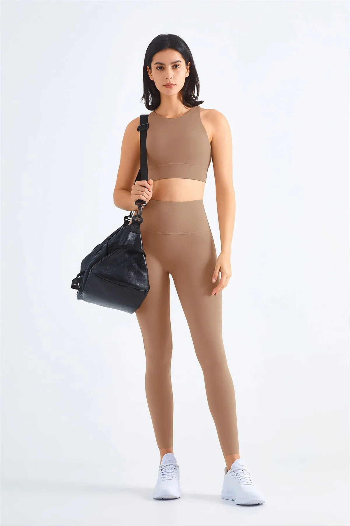 Crisscross Straps Sports Cami Bra