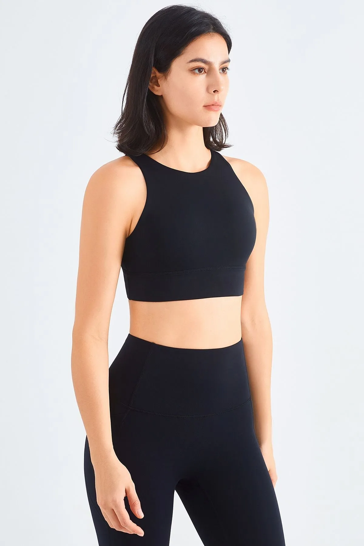 Crisscross Straps Sports Cami Bra