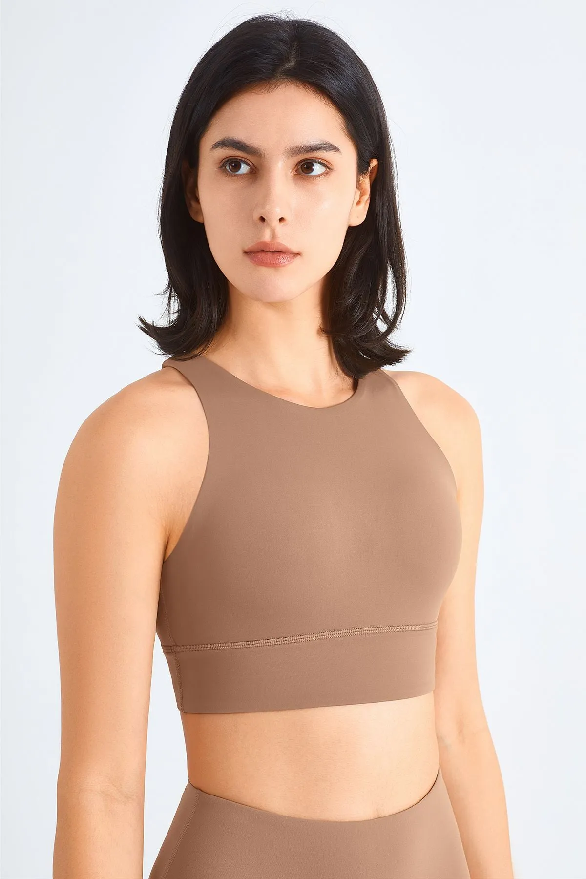 Crisscross Straps Sports Cami Bra