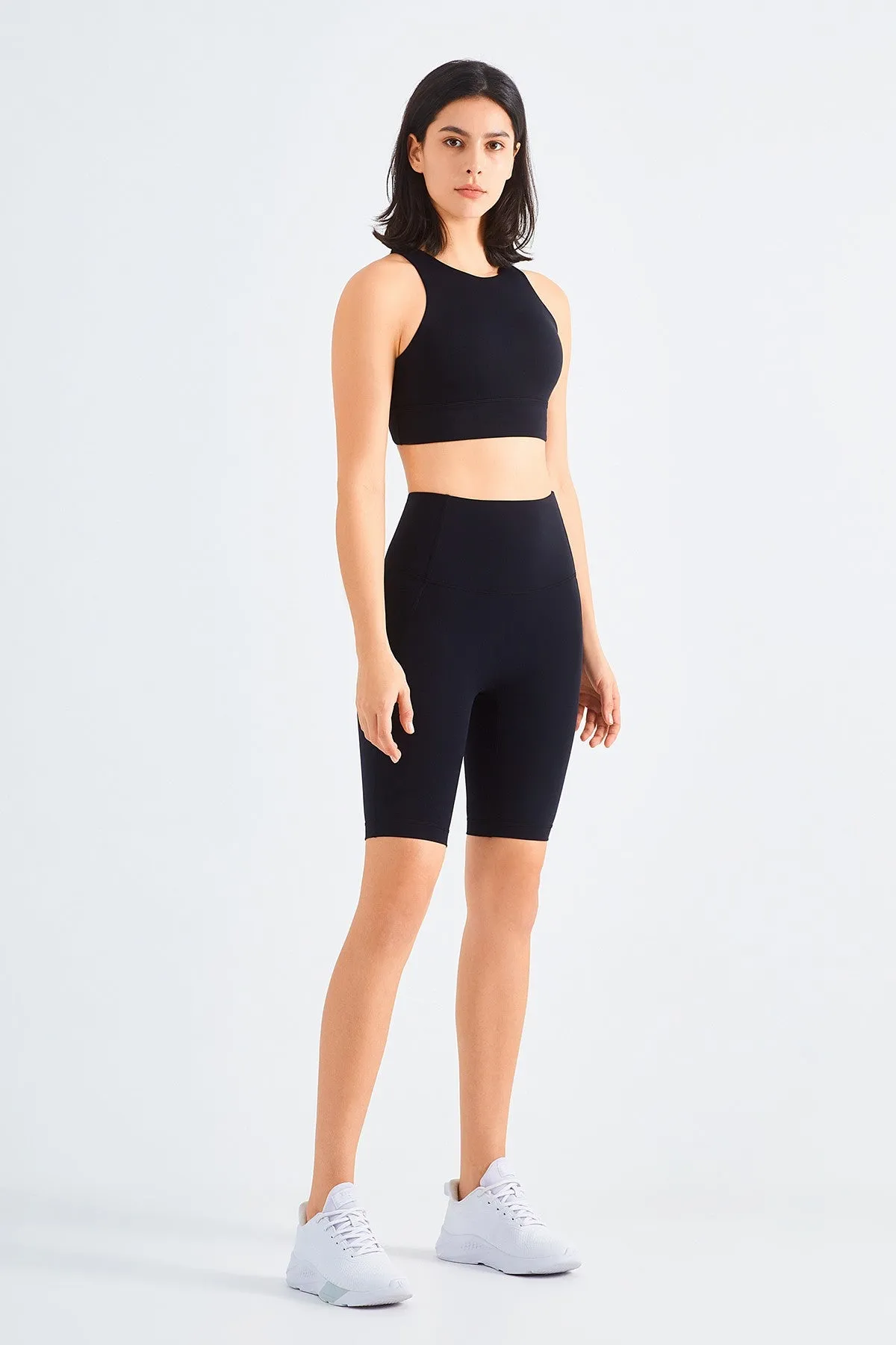 Crisscross Straps Sports Cami Bra