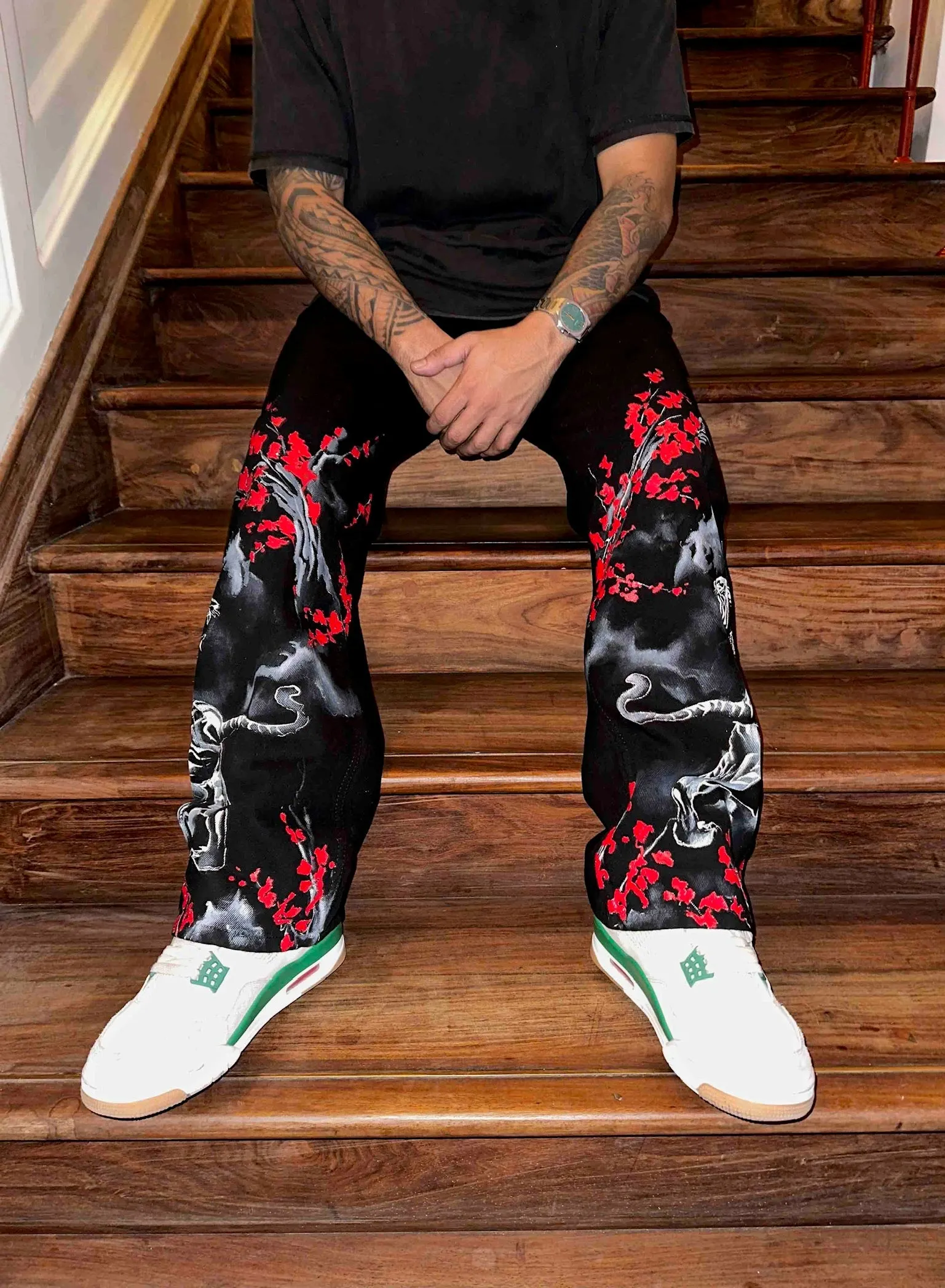 ‘CROUCHING TIGER HIDDEN DRAGON’ VALKYRE JEANS