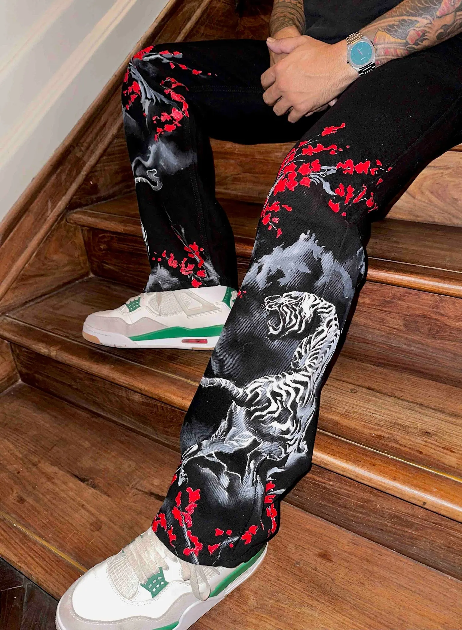 ‘CROUCHING TIGER HIDDEN DRAGON’ VALKYRE JEANS