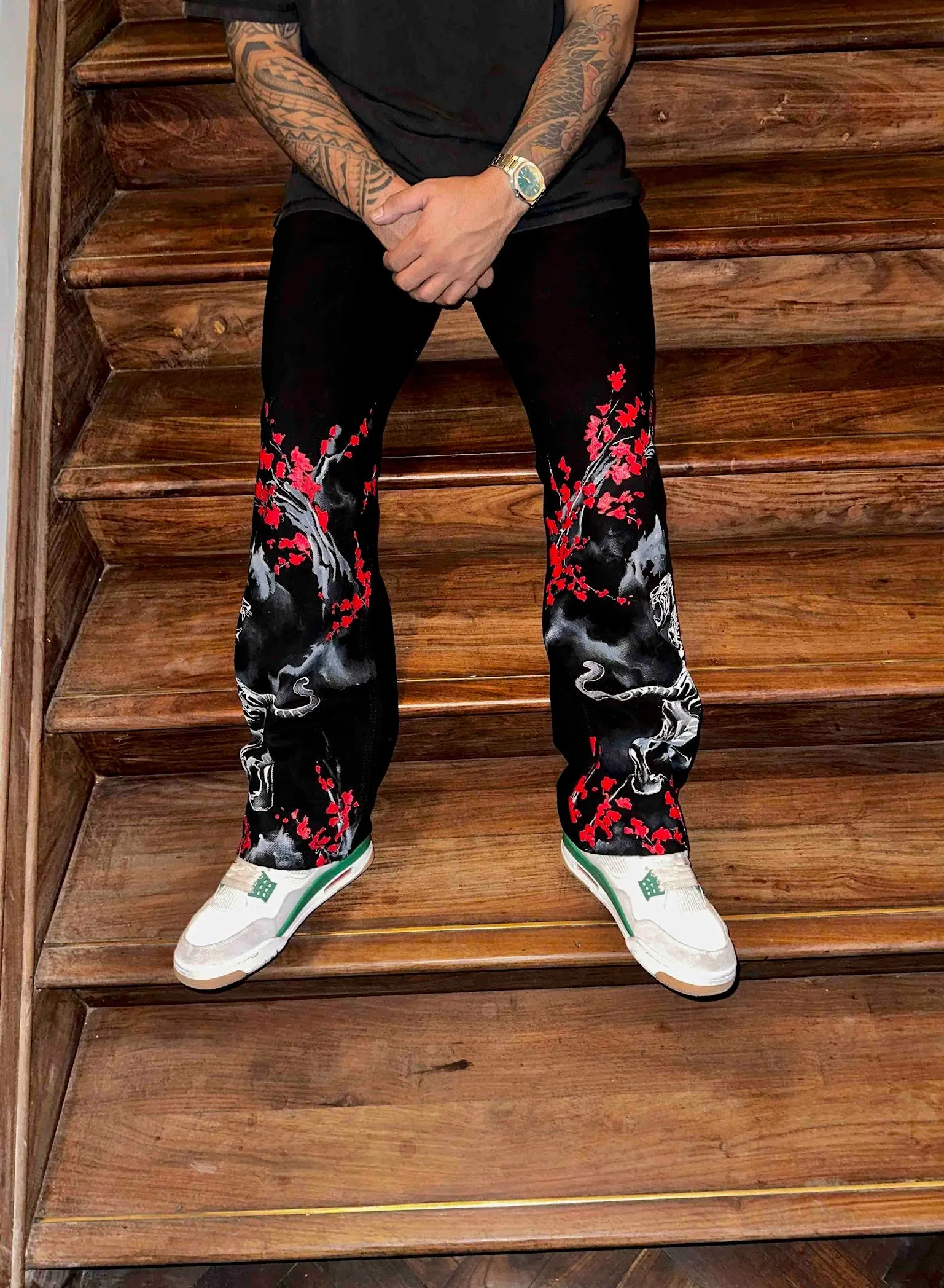 ‘CROUCHING TIGER HIDDEN DRAGON’ VALKYRE JEANS