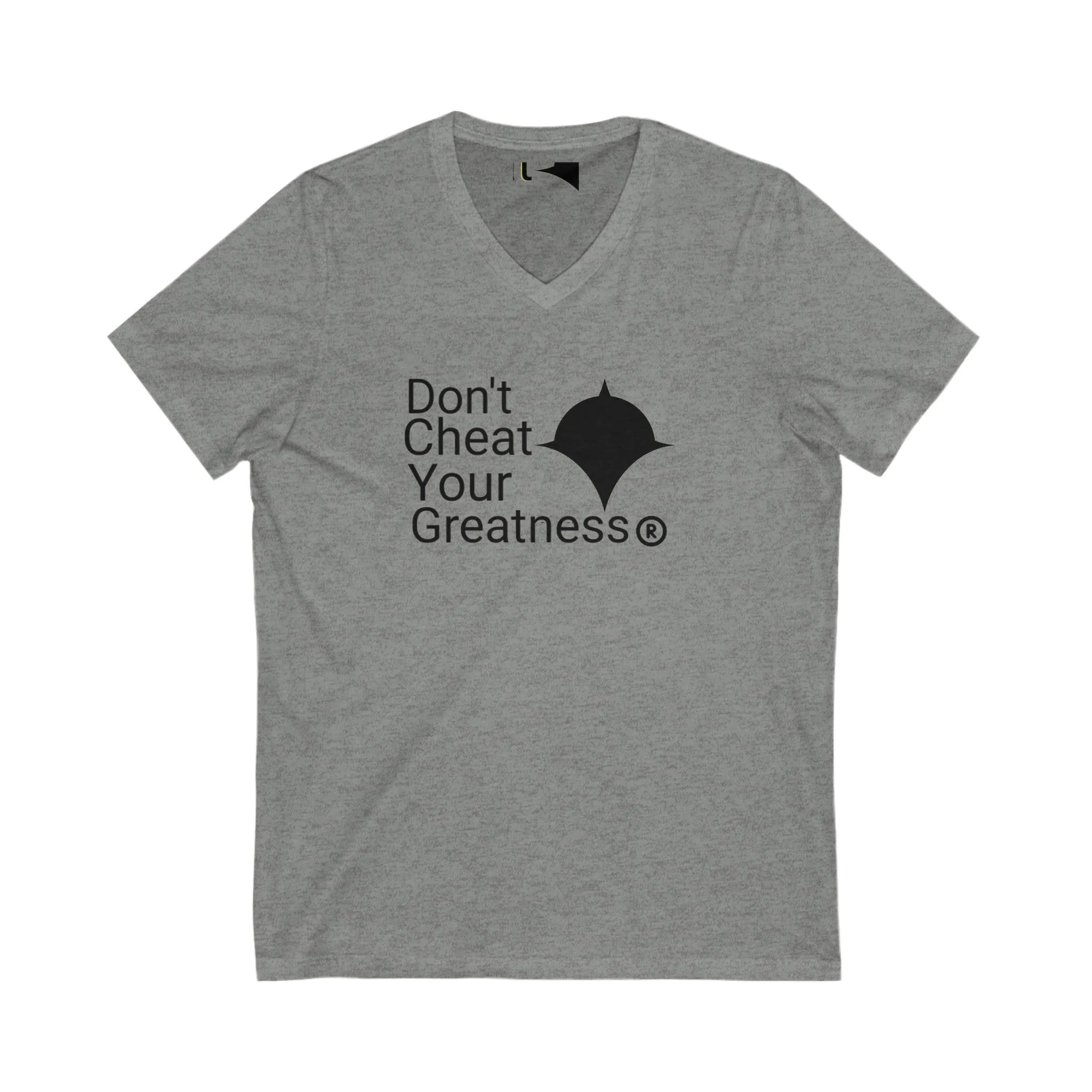 DCYG Black Version 2 Unisex Jersey Short Sleeve V-Neck Tee