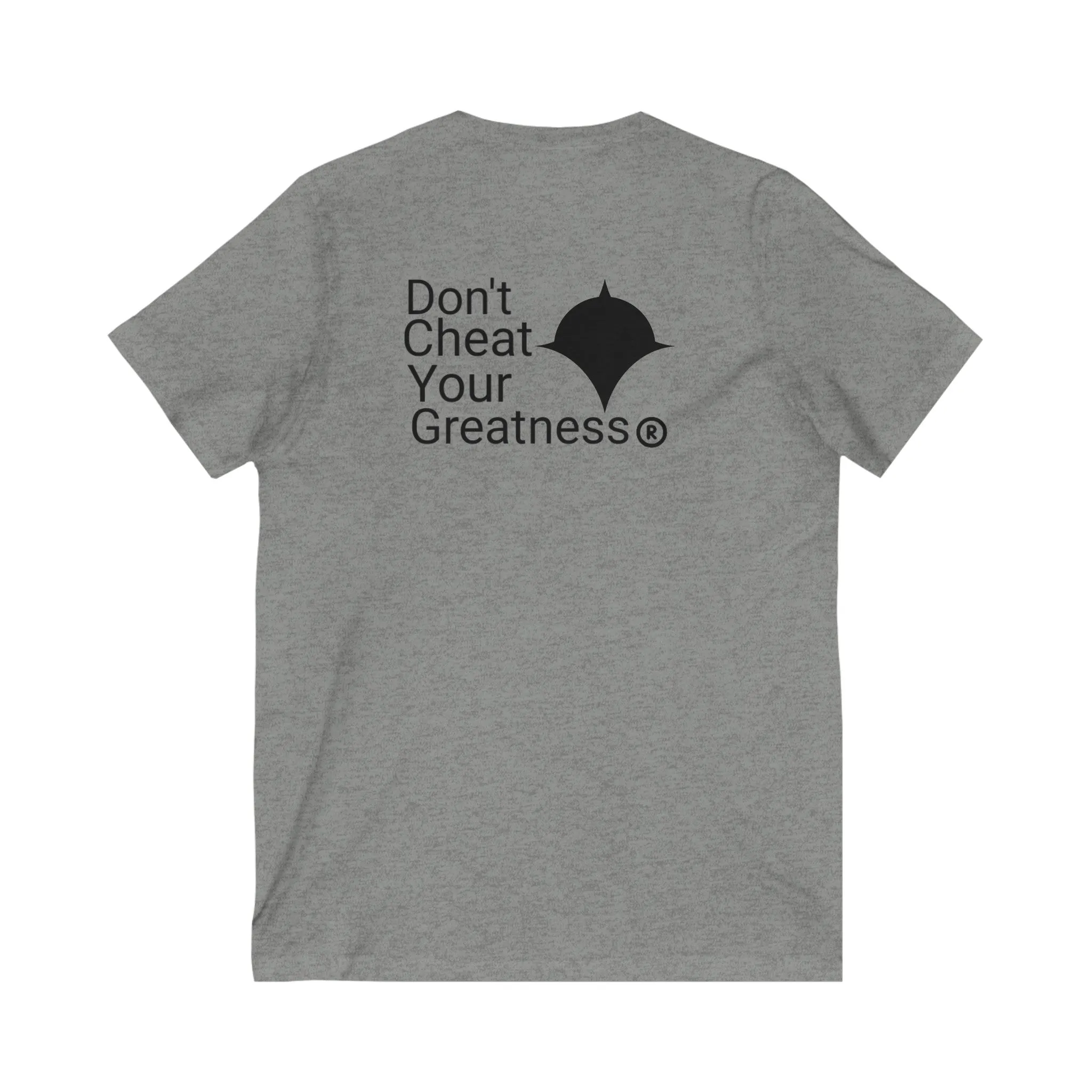 DCYG Black Version 2 Unisex Jersey Short Sleeve V-Neck Tee