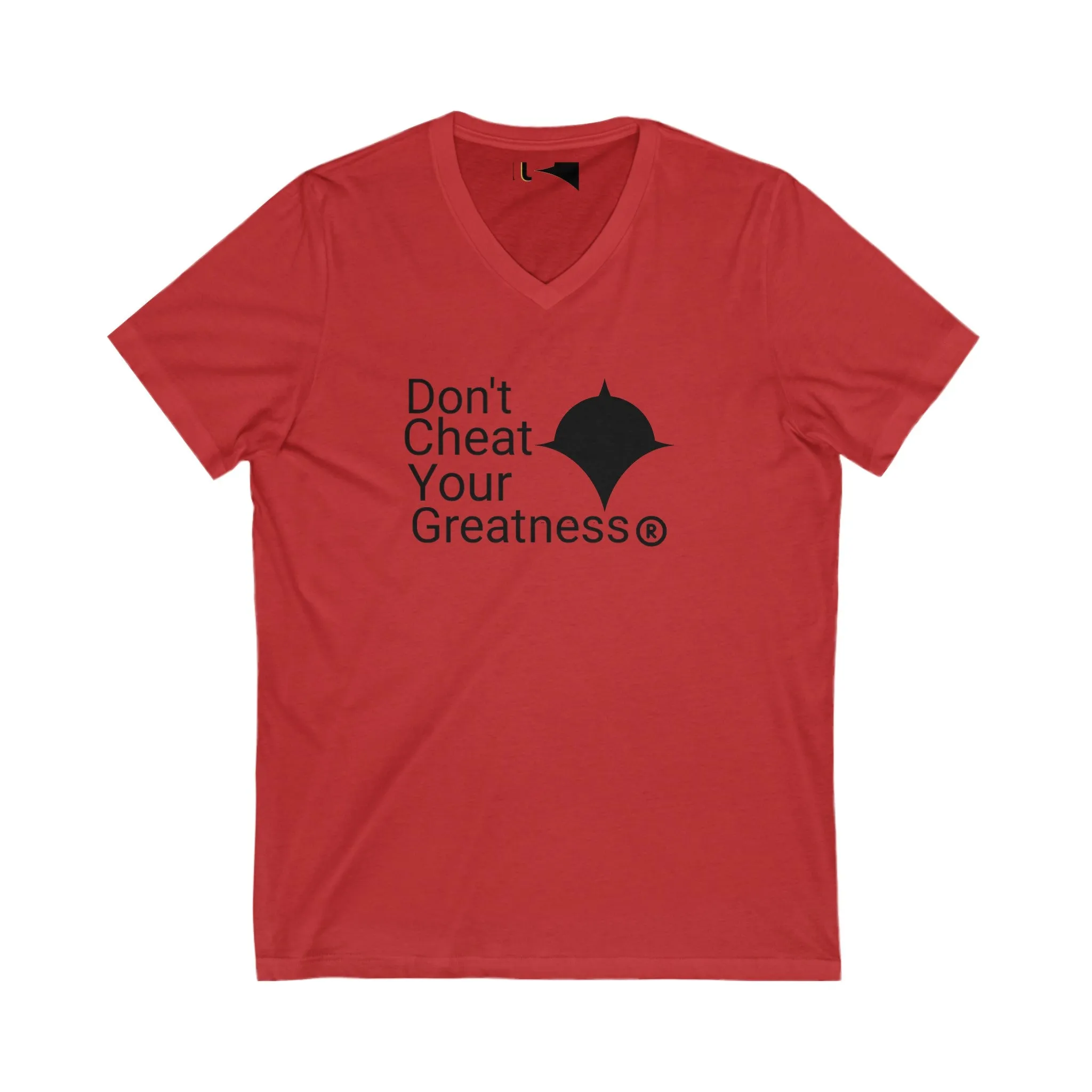 DCYG Black Version 2 Unisex Jersey Short Sleeve V-Neck Tee