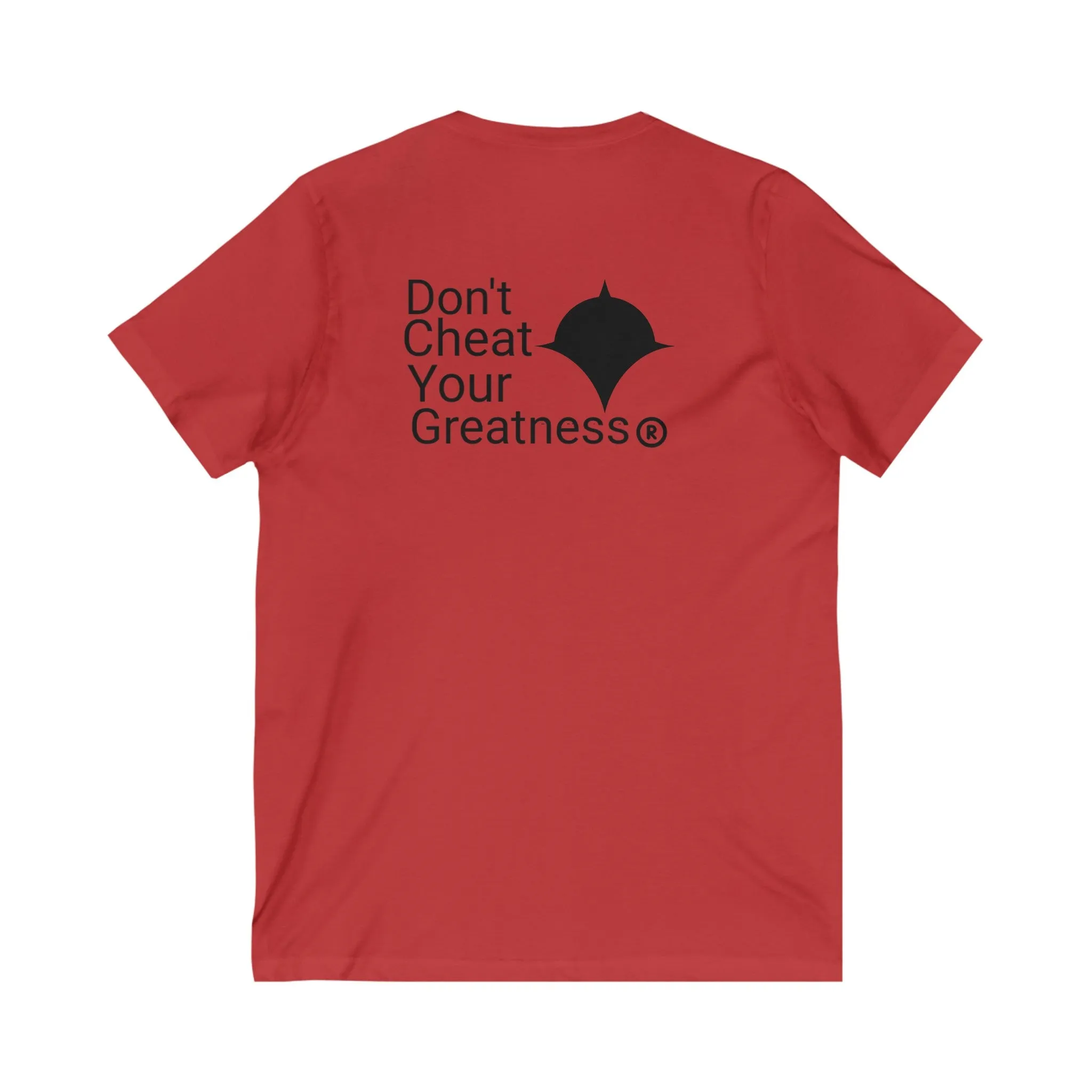 DCYG Black Version 2 Unisex Jersey Short Sleeve V-Neck Tee