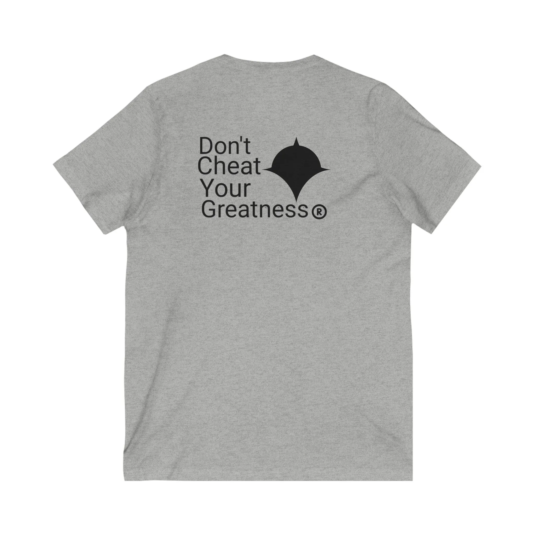 DCYG Black Version 2 Unisex Jersey Short Sleeve V-Neck Tee