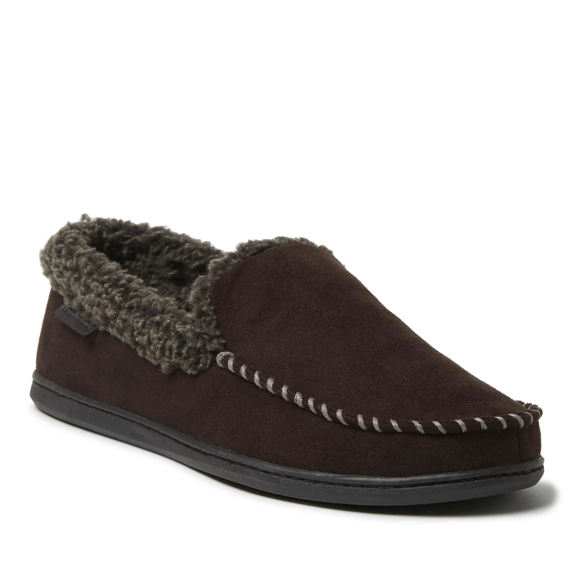 Dearfoams | Eli Microsuede Moccasin Slippers | Men's