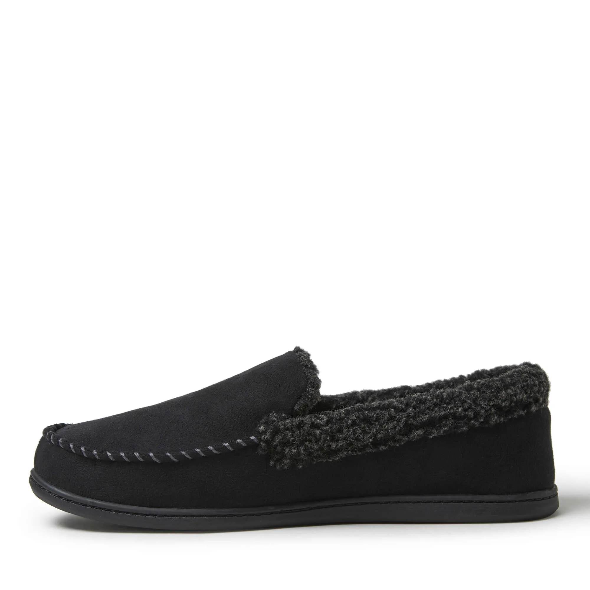 Dearfoams | Eli Microsuede Moccasin Slippers | Men's