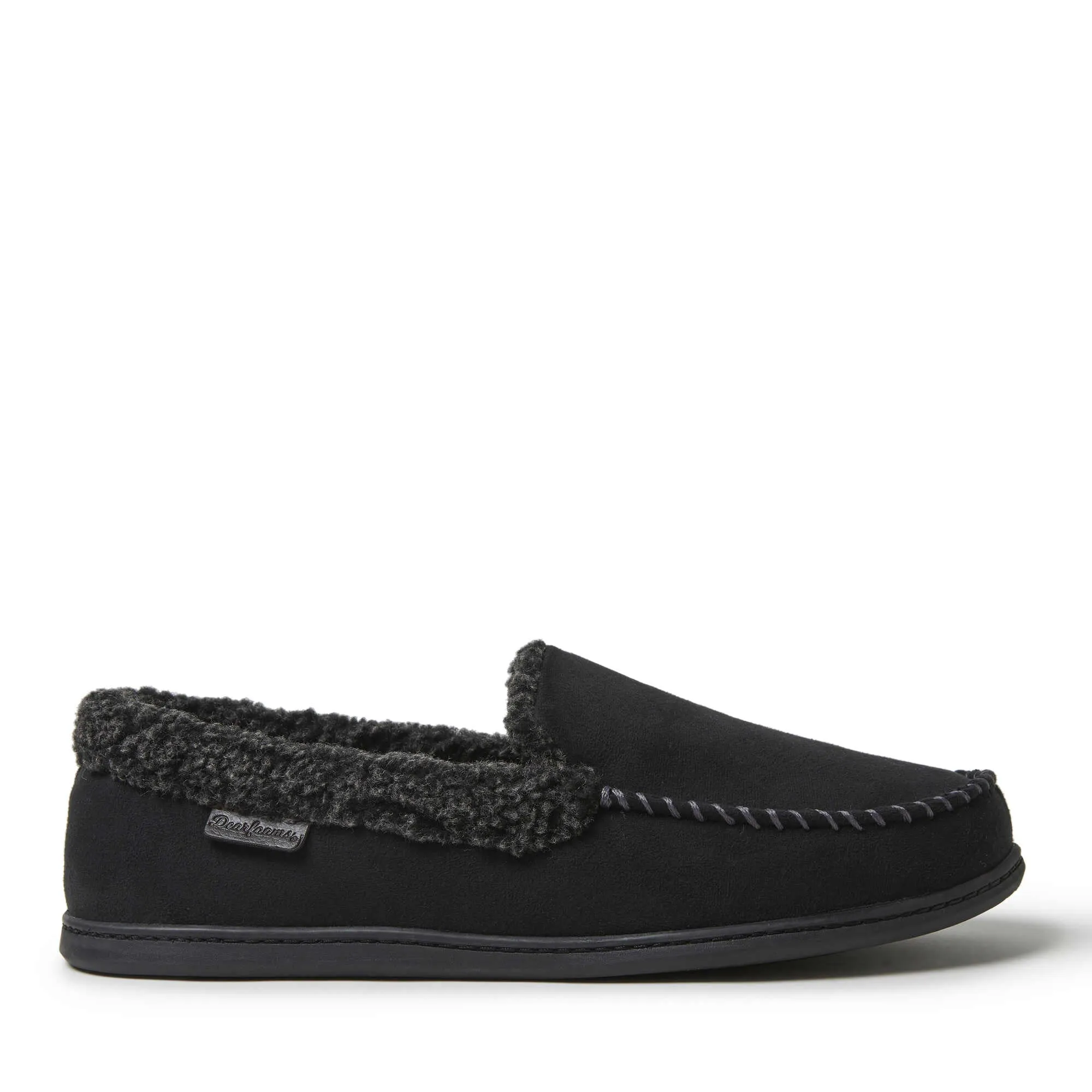 Dearfoams | Eli Microsuede Moccasin Slippers | Men's