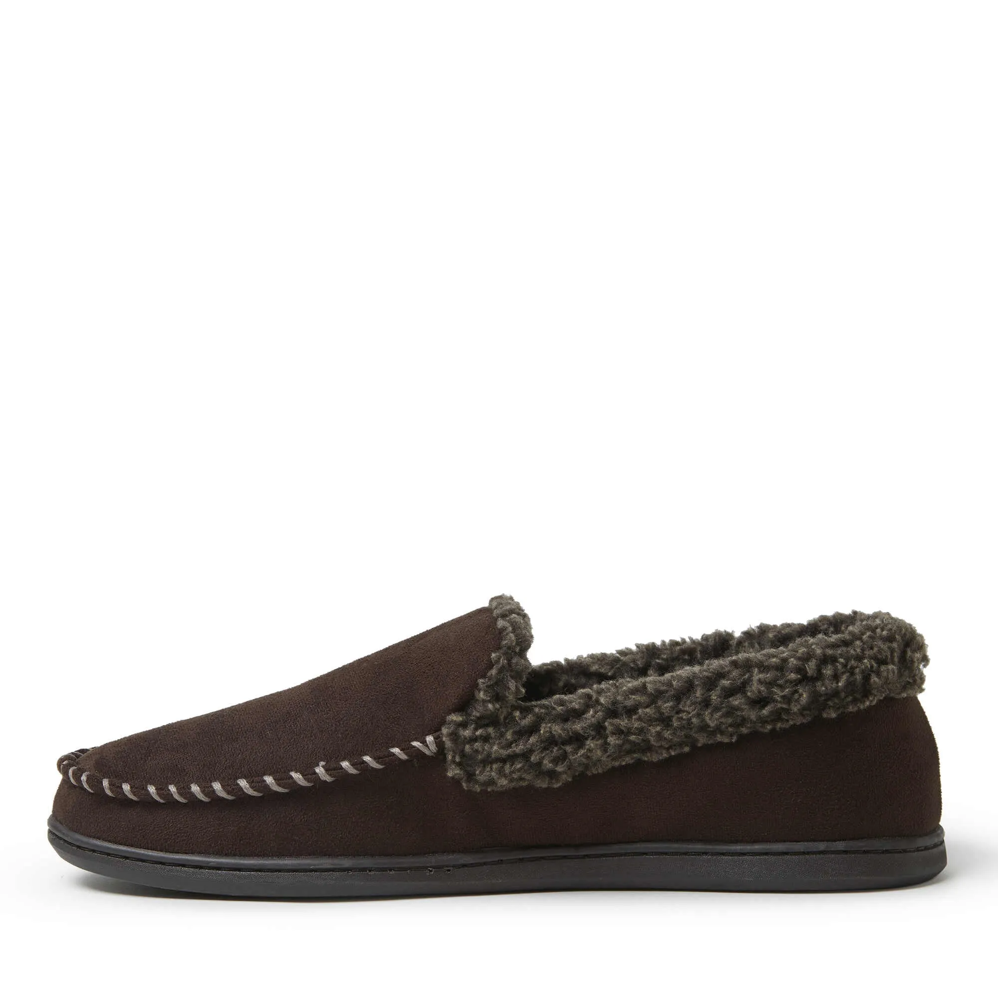 Dearfoams | Eli Microsuede Moccasin Slippers | Men's