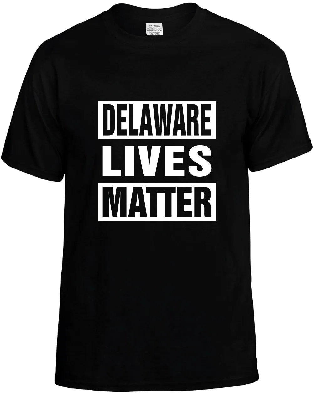 Delaware Lives Matter Unisex T-Shirt Novelty Graphic Tee Shirt