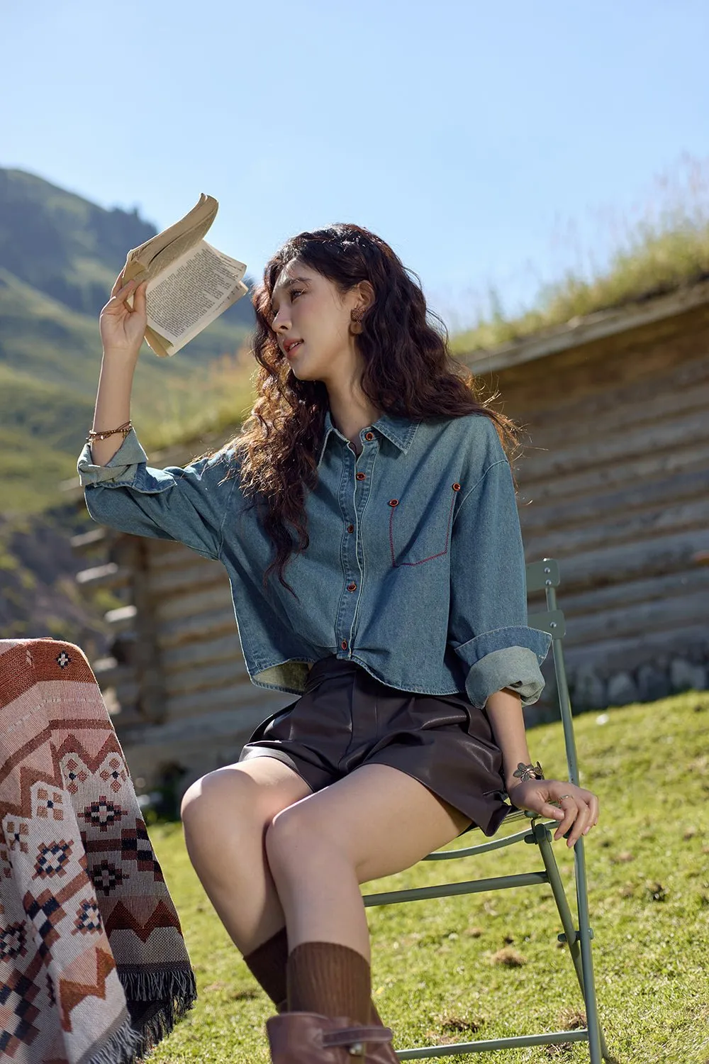 Denim Blouse for Women