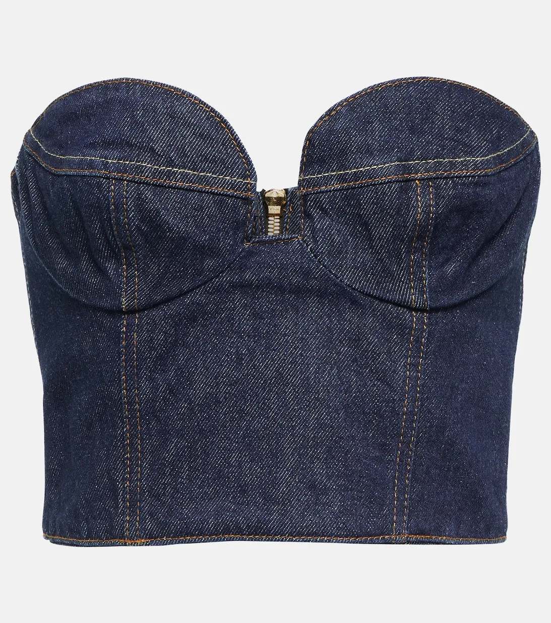 Denim bustier MAGDA BUTRYM, blue