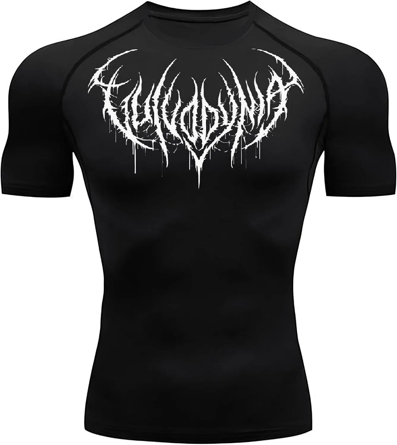 Diaphthora   Enstasis Bundle Black Compression Shirt for Men Gym Fitness Workout Performance Athletic Wear Gym Clothes