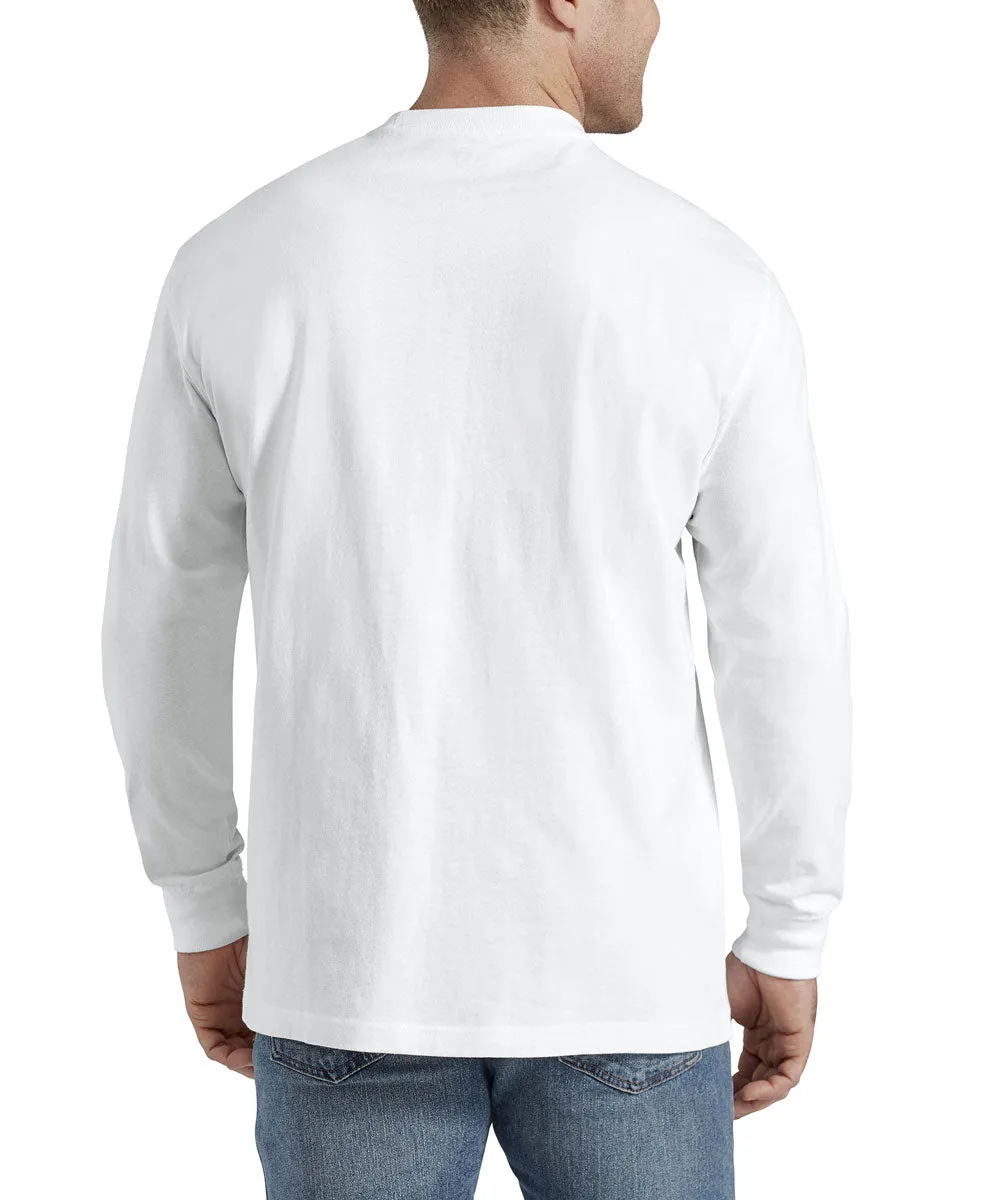 Dickies Heavyweight Long Sleeve Pocket T-shirt - White