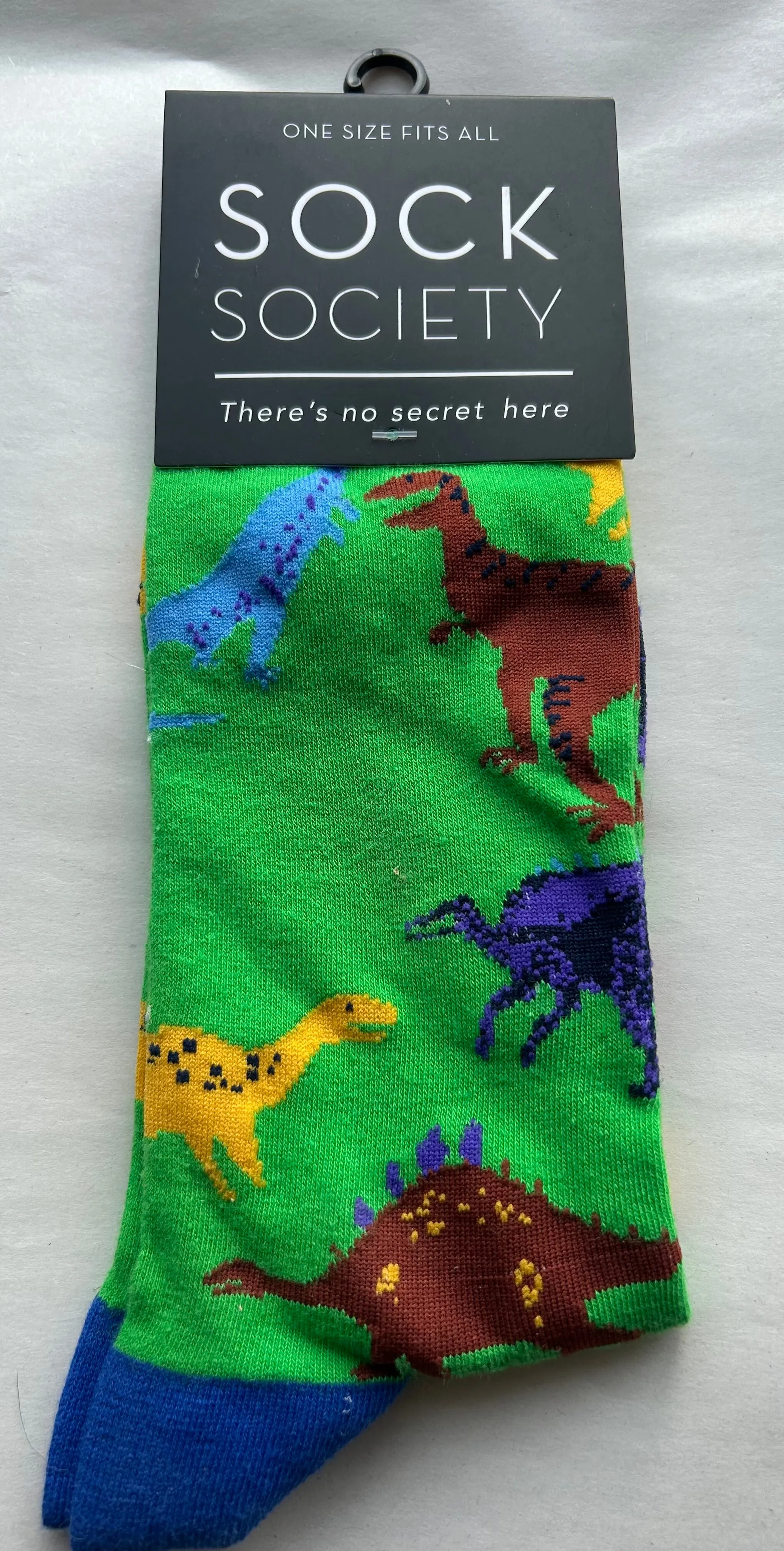 Dinosaurs Toe Socks SOCK SOCIETY Green Ankle Socks Adult One Size Fit All FREE UK Postage