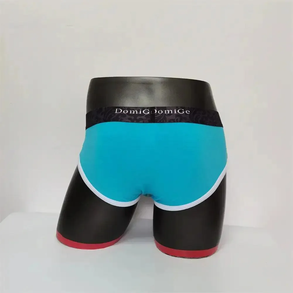 DomiGe Men's Cotton Stretch Briefs with Dual Pouch Underwear