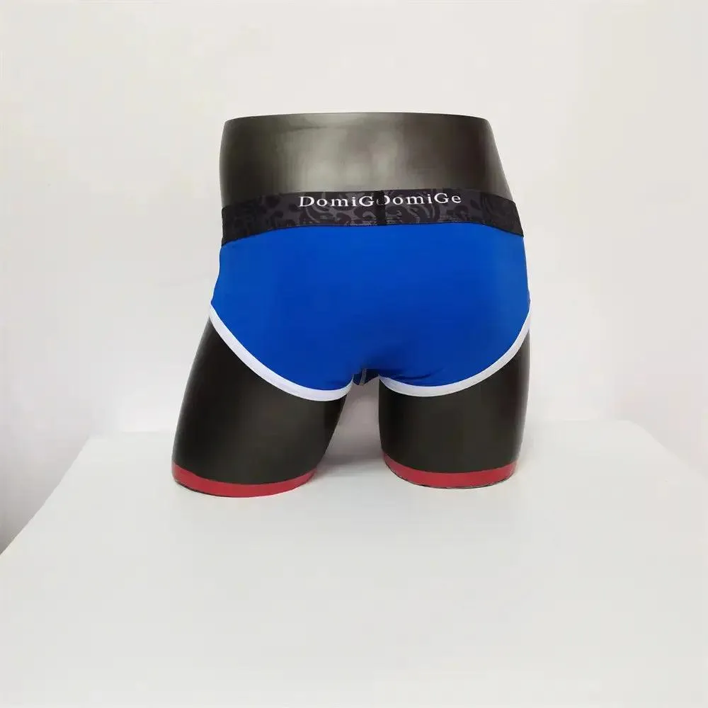 DomiGe Men's Cotton Stretch Briefs with Dual Pouch Underwear