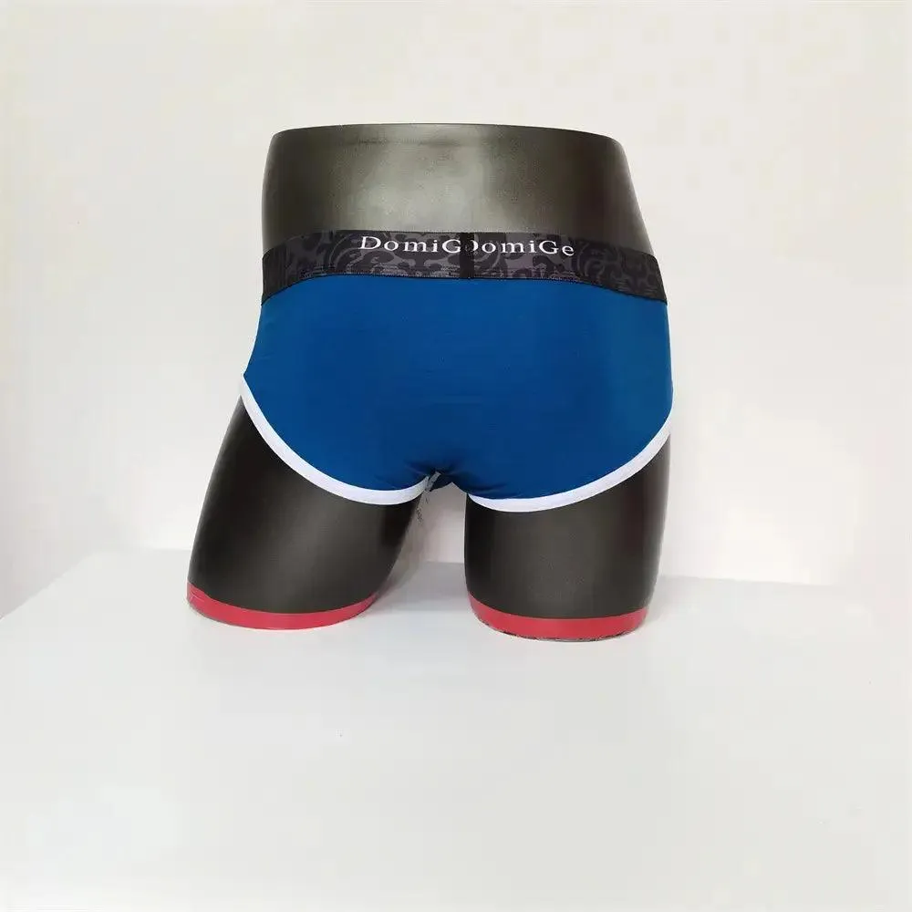 DomiGe Men's Cotton Stretch Briefs with Dual Pouch Underwear