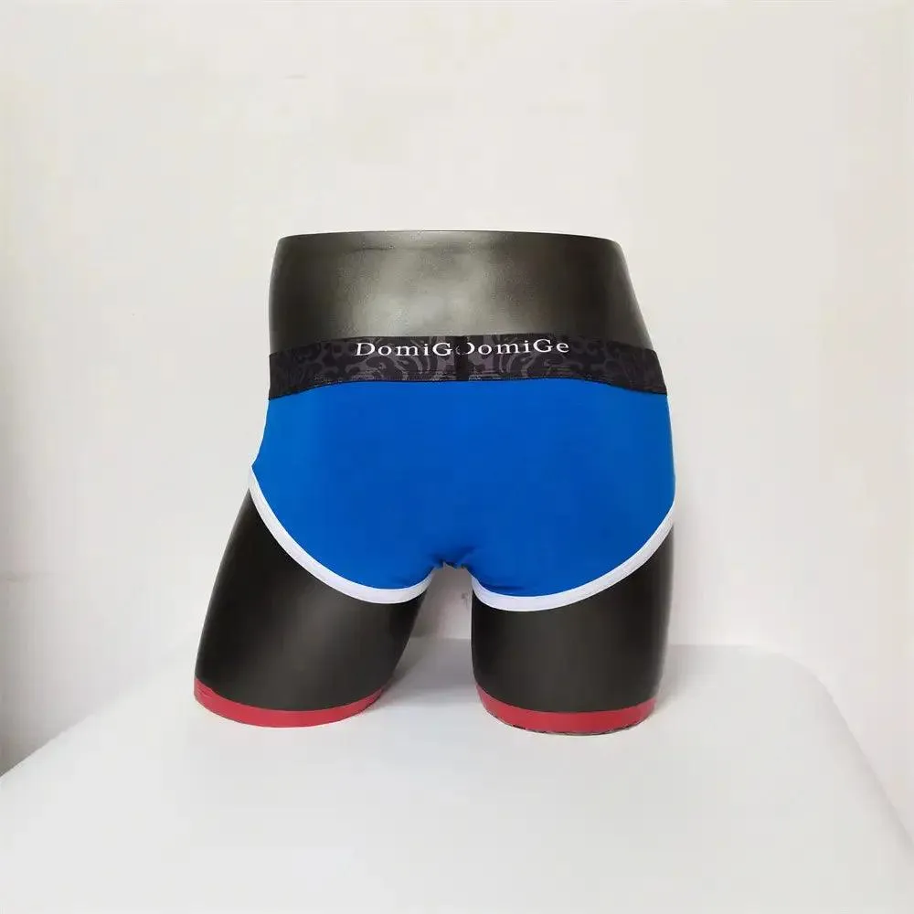 DomiGe Men's Cotton Stretch Briefs with Dual Pouch Underwear