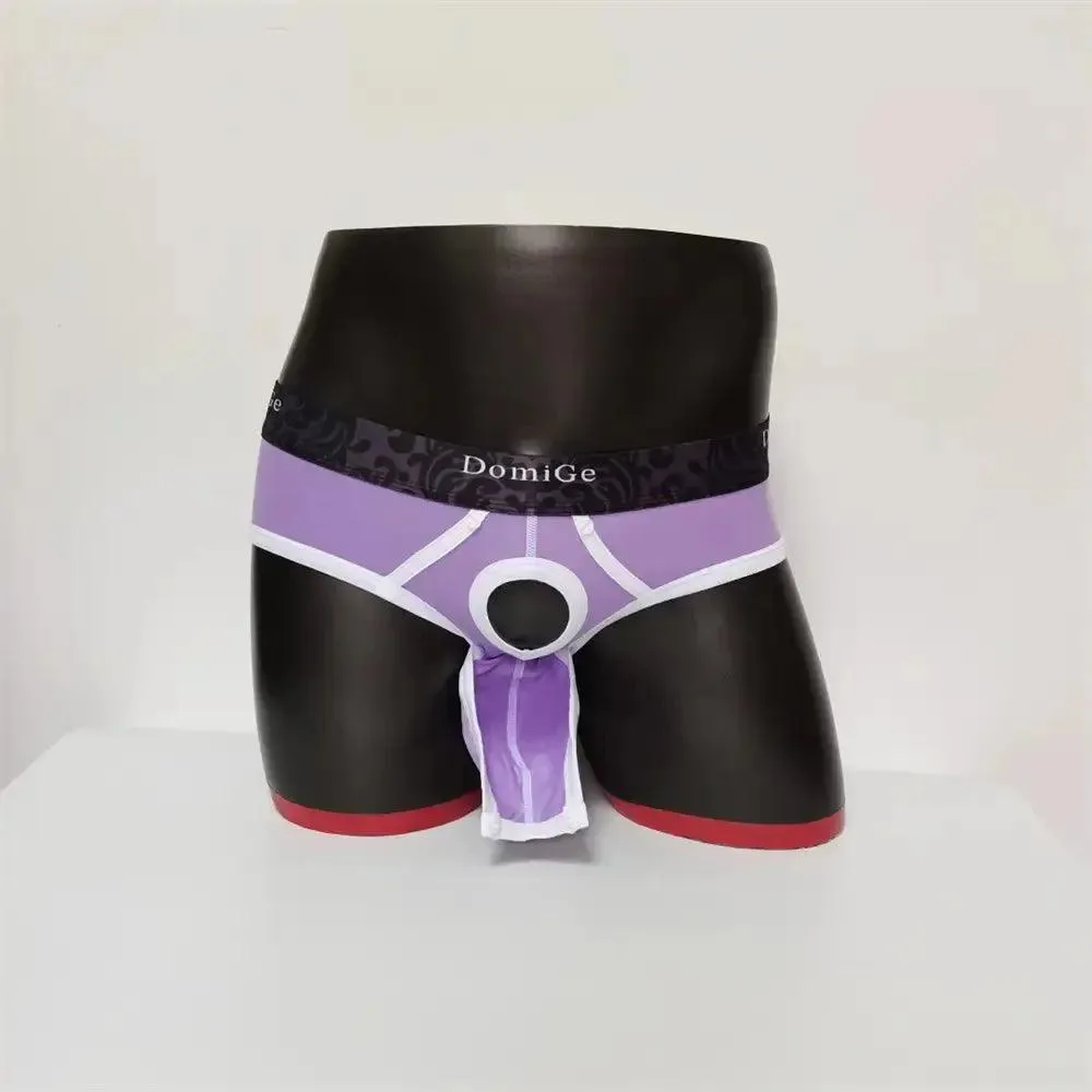 DomiGe Men's Cotton Stretch Briefs with Dual Pouch Underwear