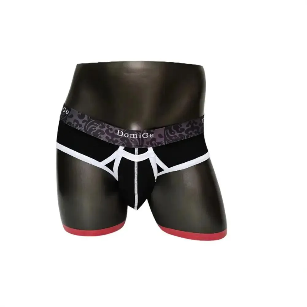 DomiGe Men's Cotton Stretch Briefs with Dual Pouch Underwear
