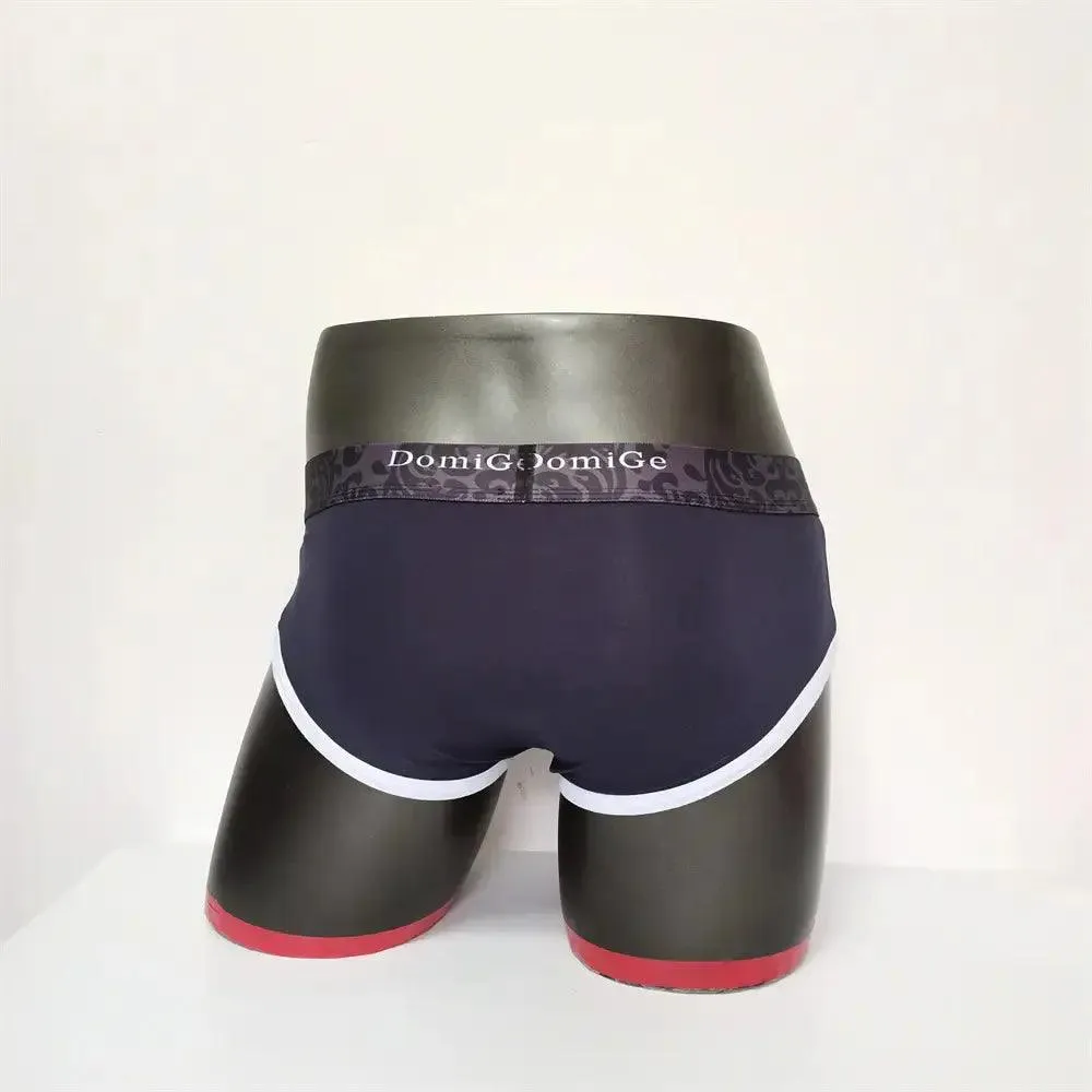 DomiGe Men's Cotton Stretch Briefs with Dual Pouch Underwear