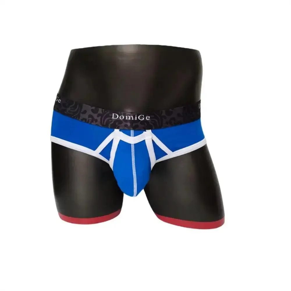 DomiGe Men's Cotton Stretch Briefs with Dual Pouch Underwear