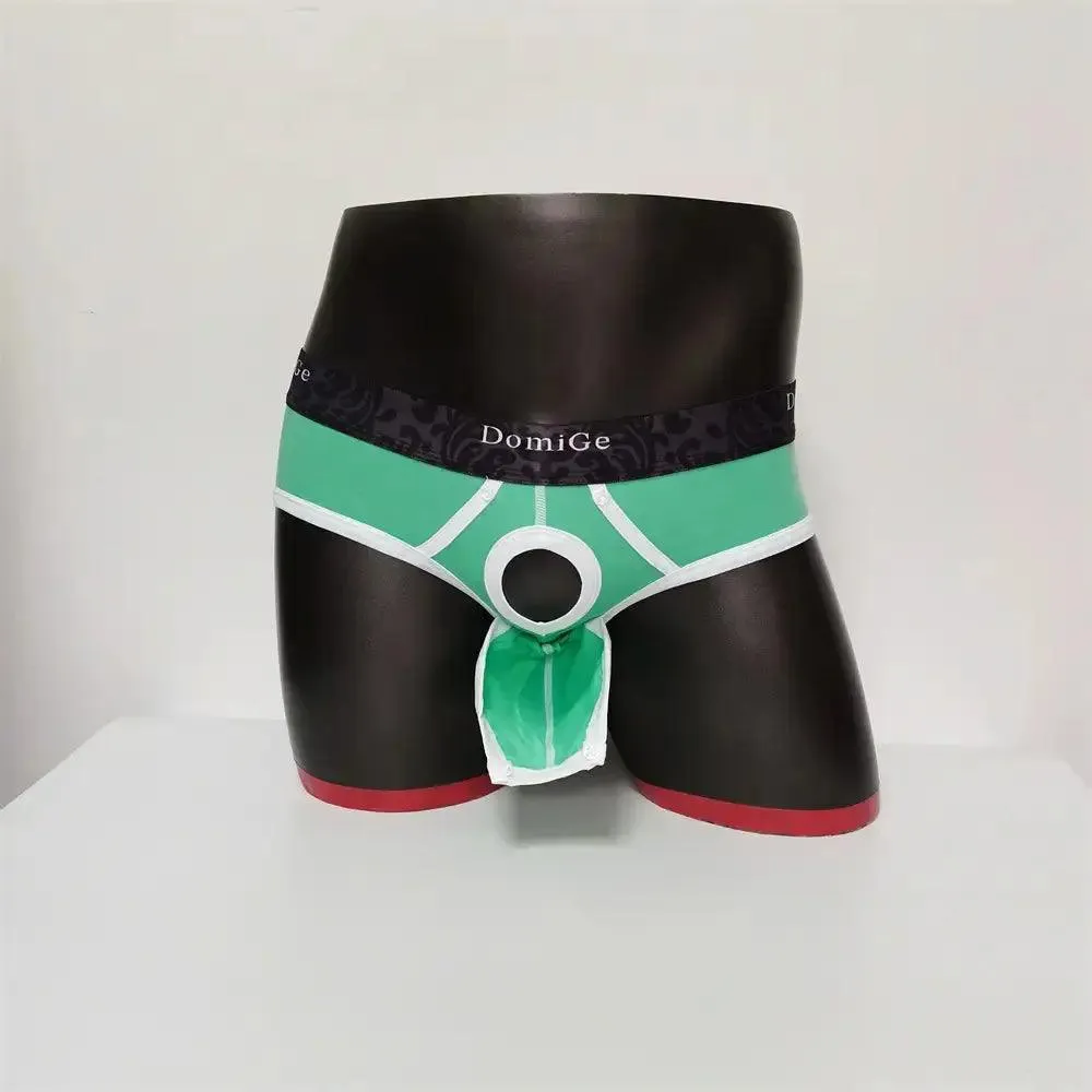 DomiGe Men's Cotton Stretch Briefs with Dual Pouch Underwear