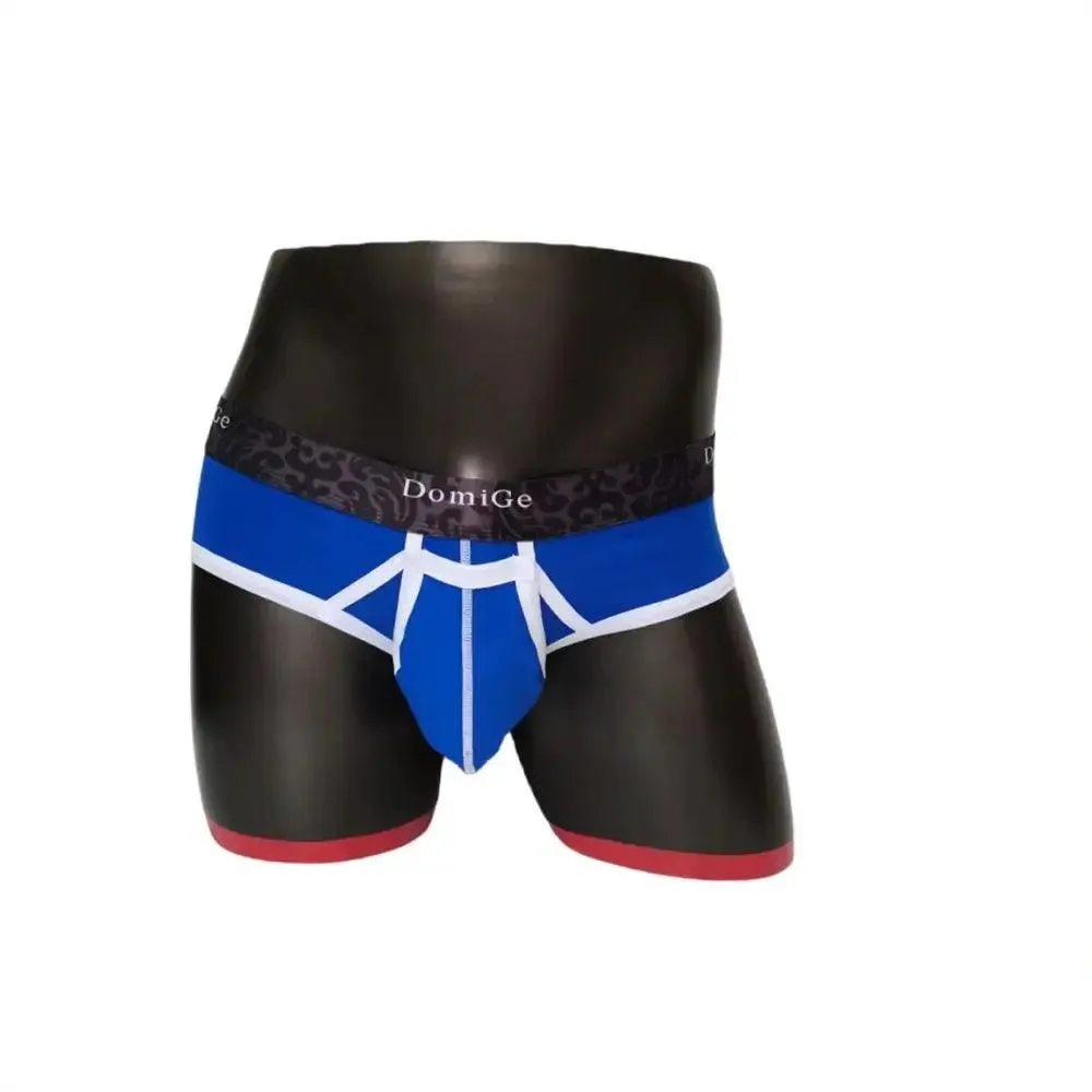 DomiGe Men's Cotton Stretch Briefs with Dual Pouch Underwear