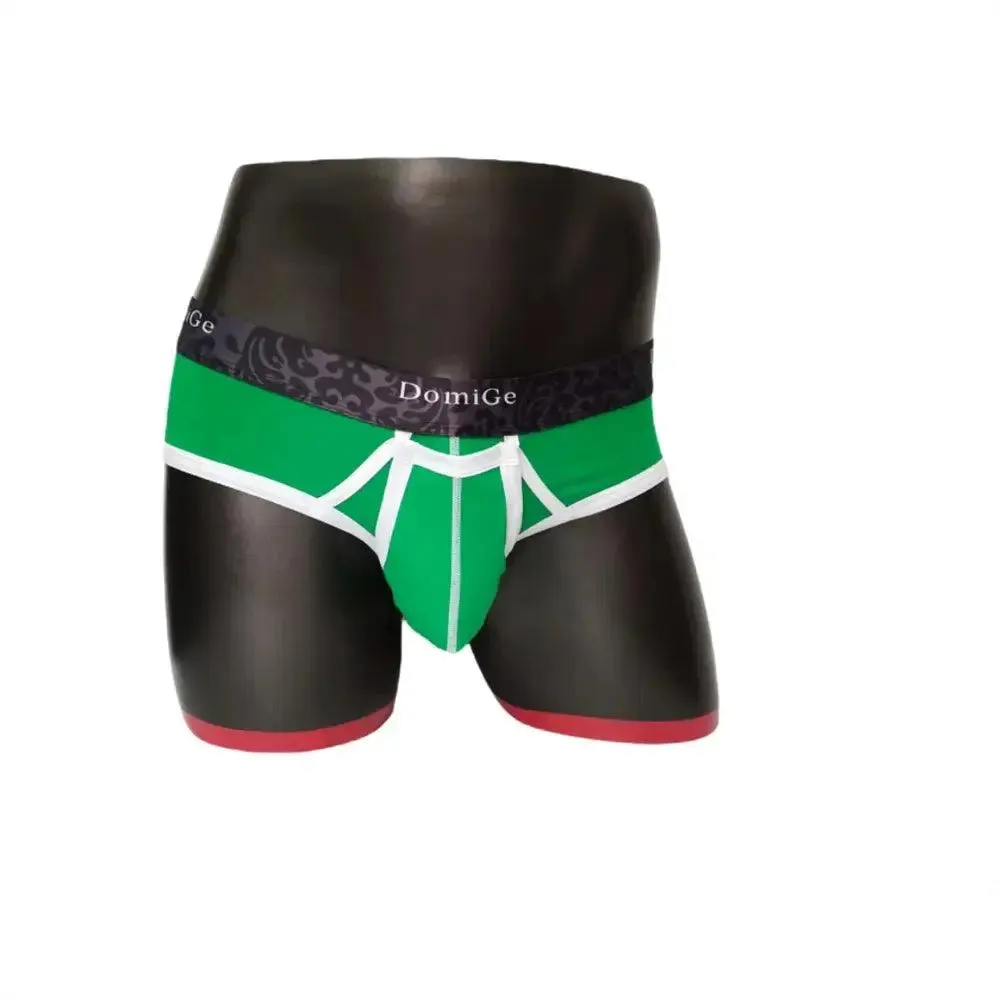 DomiGe Men's Cotton Stretch Briefs with Dual Pouch Underwear
