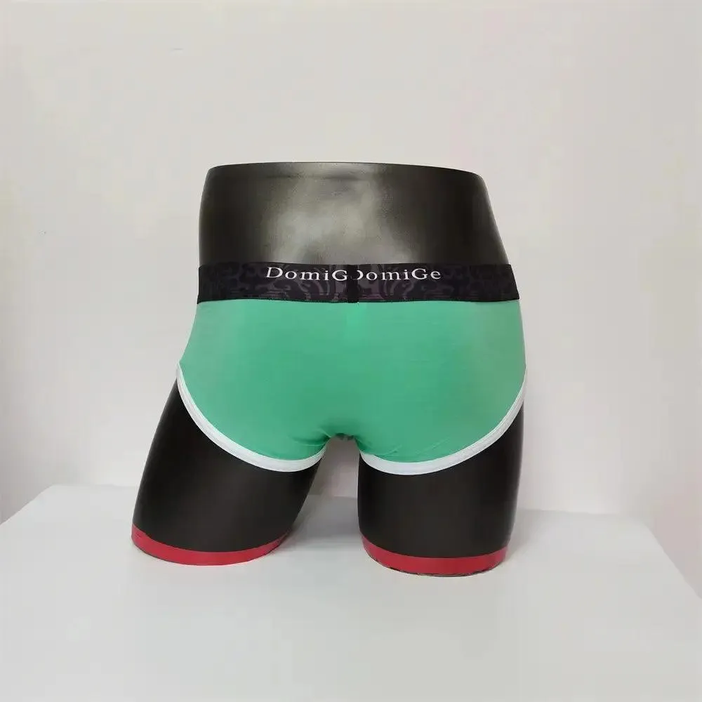 DomiGe Men's Cotton Stretch Briefs with Dual Pouch Underwear