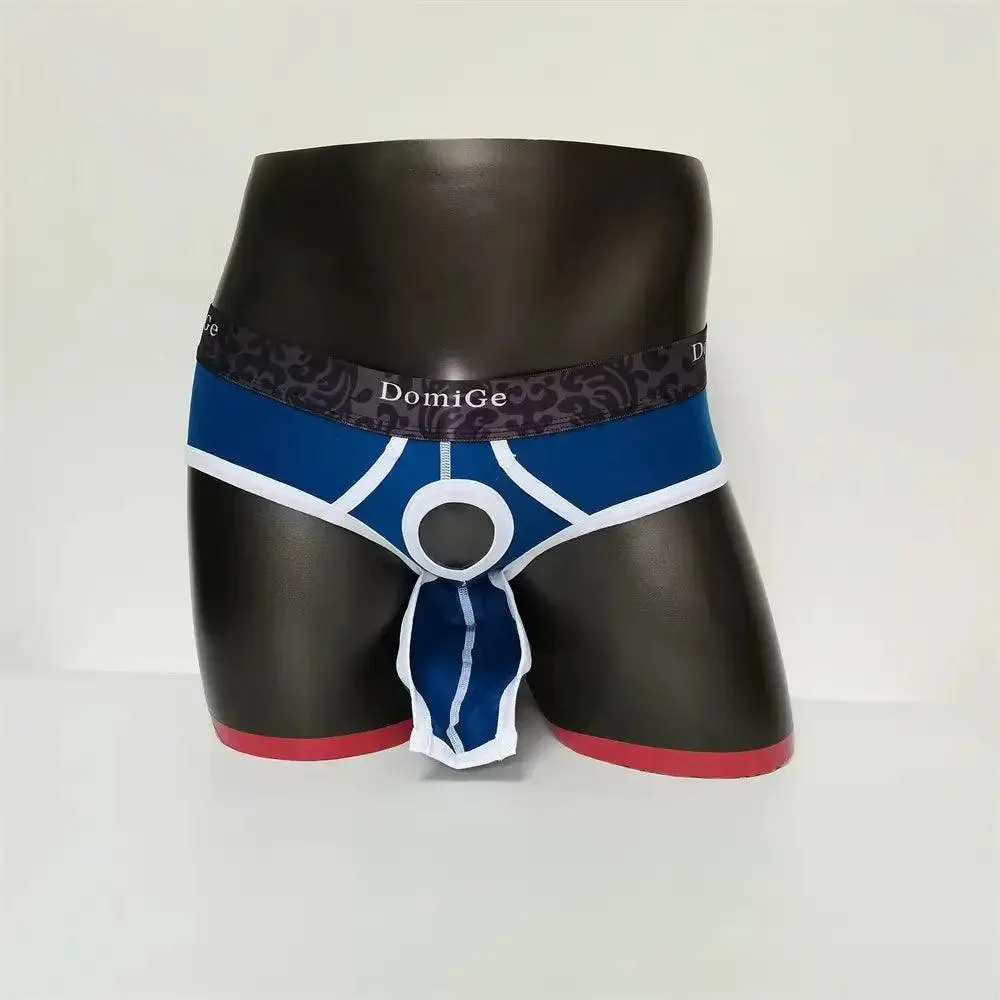 DomiGe Men's Cotton Stretch Briefs with Dual Pouch Underwear