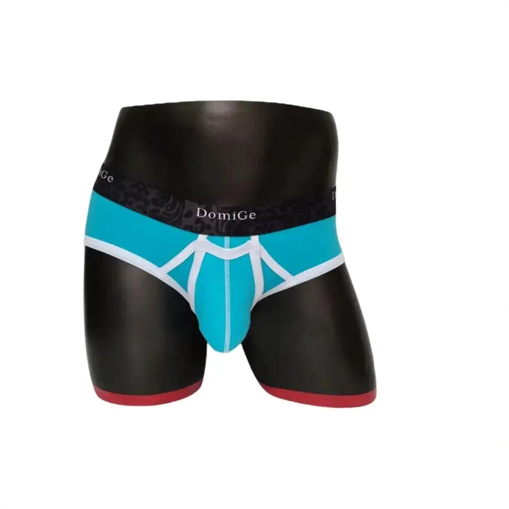 DomiGe Men's Cotton Stretch Briefs with Dual Pouch Underwear