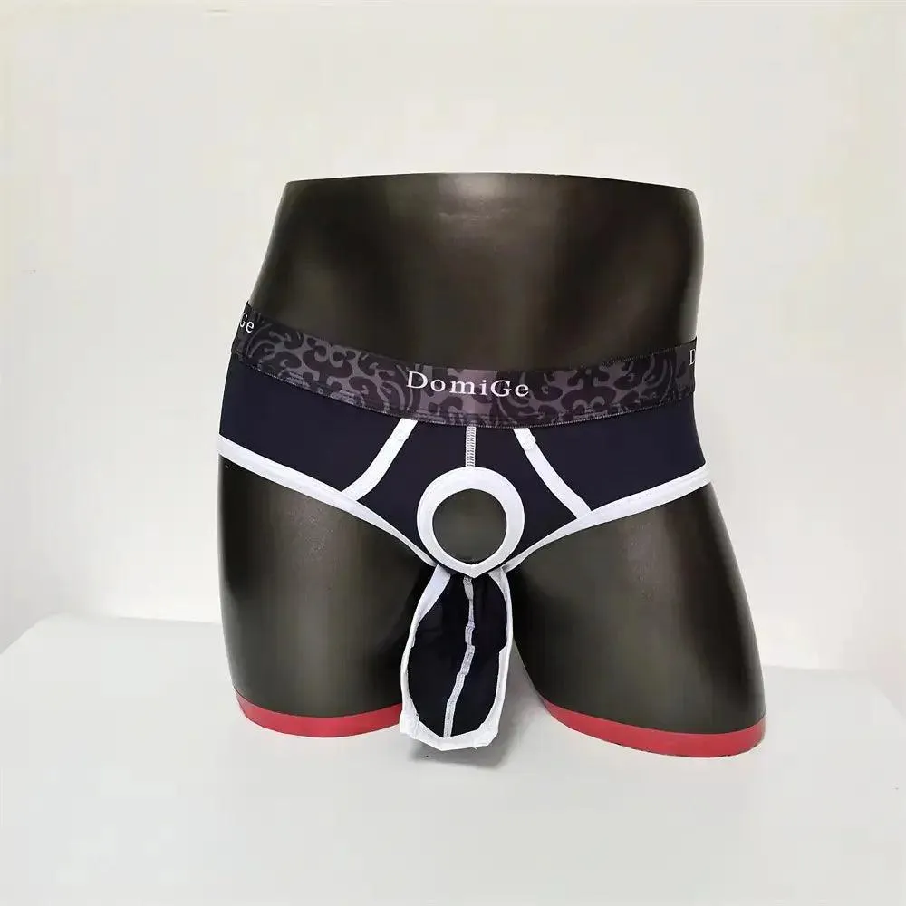 DomiGe Men's Cotton Stretch Briefs with Dual Pouch Underwear